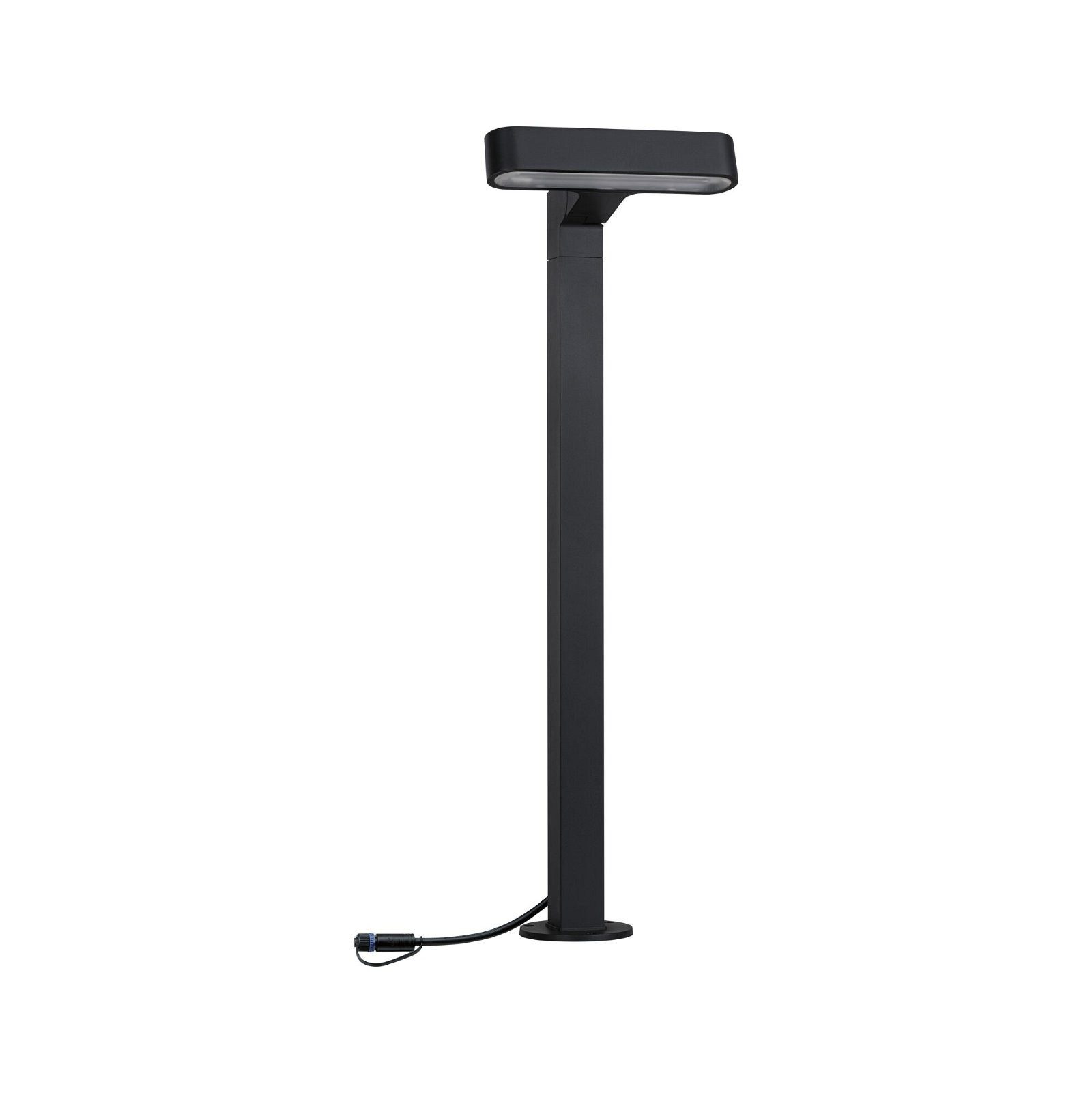 Paulmann LED Pollerleuchte Plug & Shine Ito IP65 3000K 6W Anthrazit, LED fest integriert, Warmweiß, Einzelleuchte Horizontale Ausrichtung