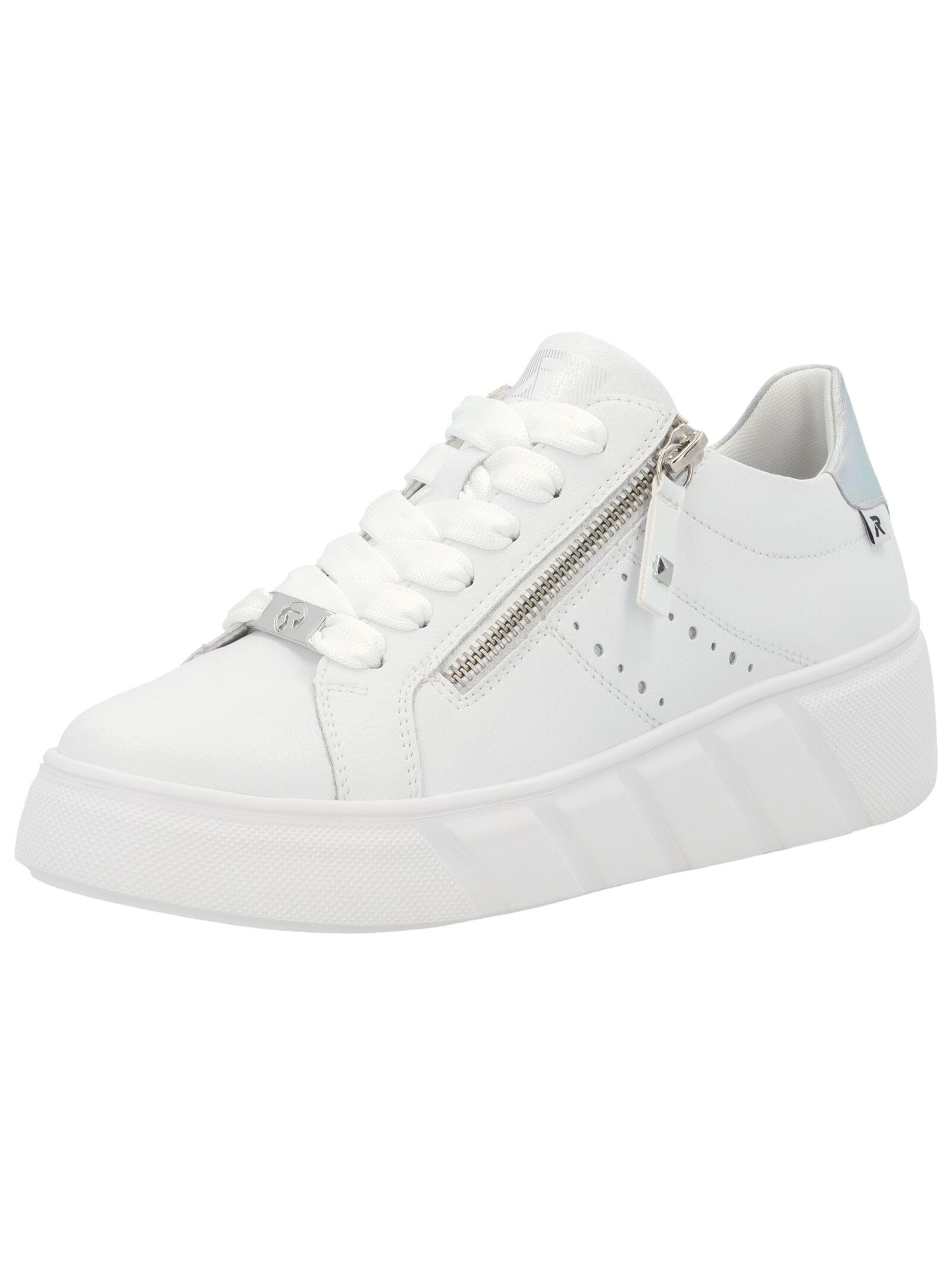 Rieker Sneaker Glattleder Plateausneaker günstig online kaufen