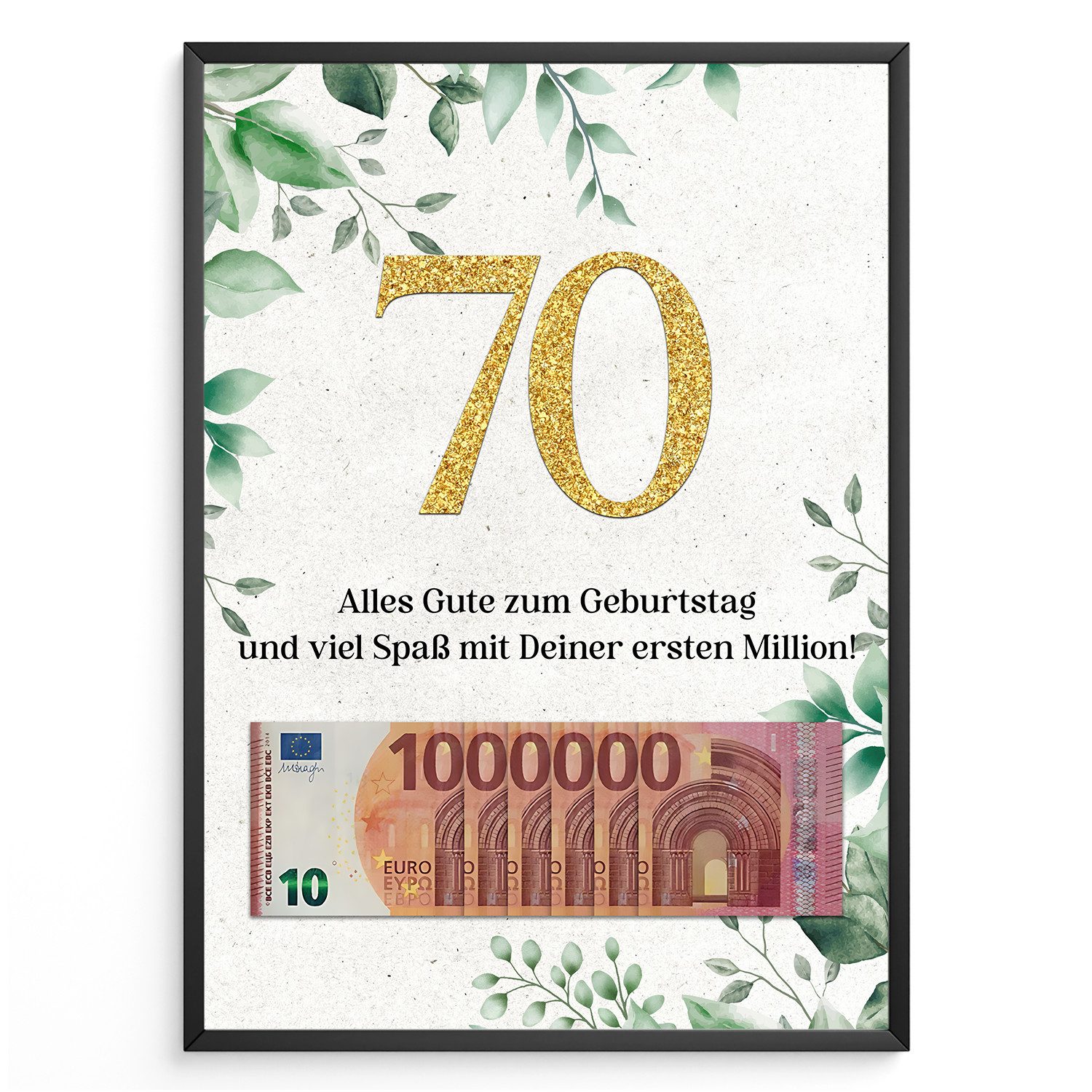 Tigerlino Poster Geburtstag Geldgeschenk Männer Frauen günstig online kaufen