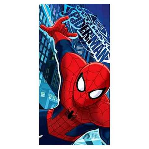 Spiderman Badetuch, Mikrofaser, Marvel Strandtuch 70 x 140 cm schnelltrocknend