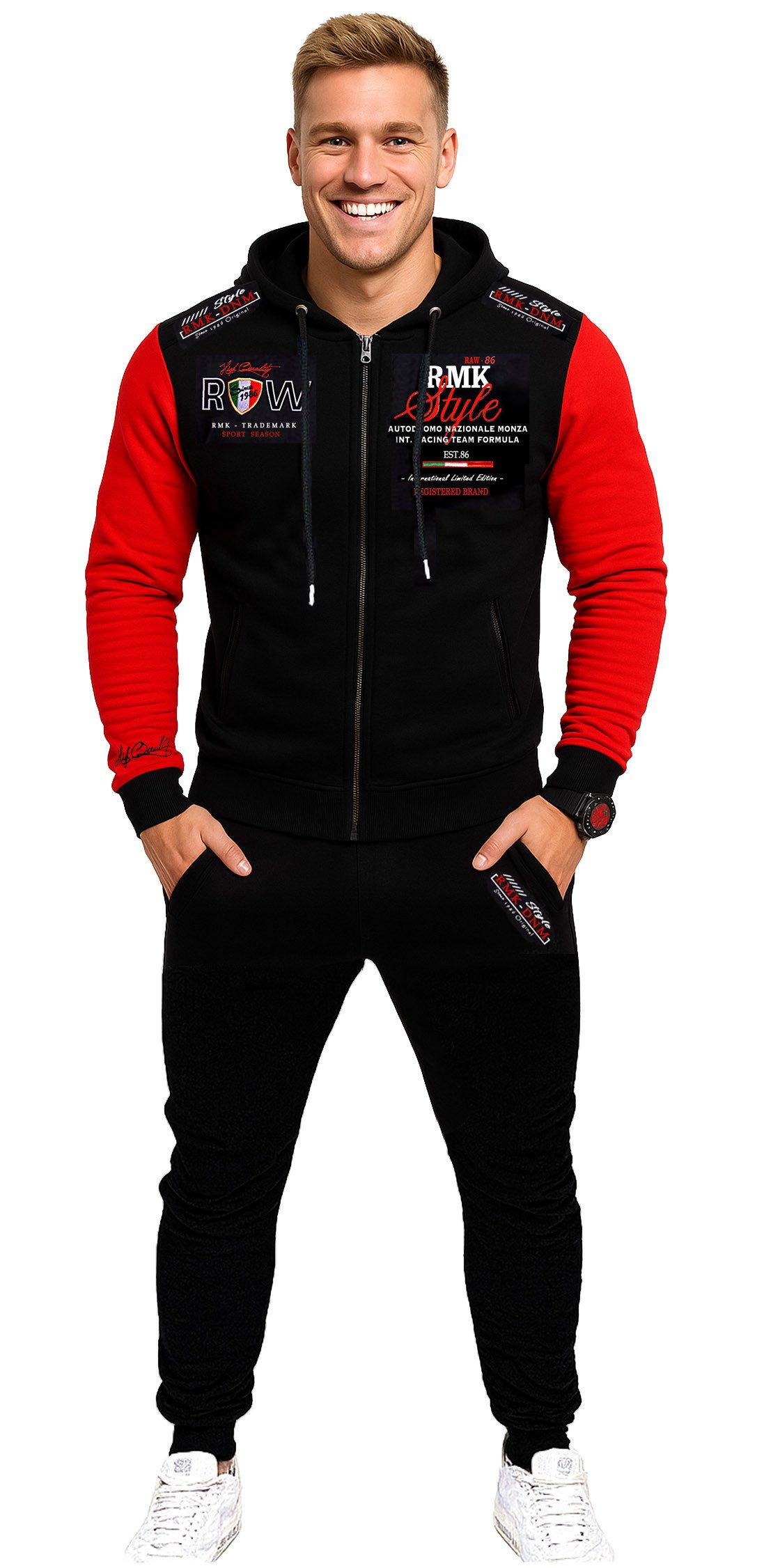 RMK Jogginganzug Herren Trainingsanzug Sportanzug Streetwear Fitness Clubwe günstig online kaufen