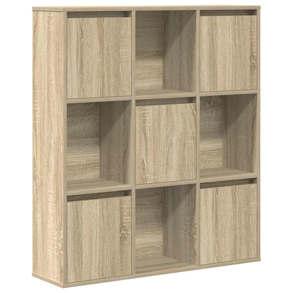 vidaXL Bücherregal NA Bücherregal Sonoma-Eiche 89x24x101,5 cm Spanplatte