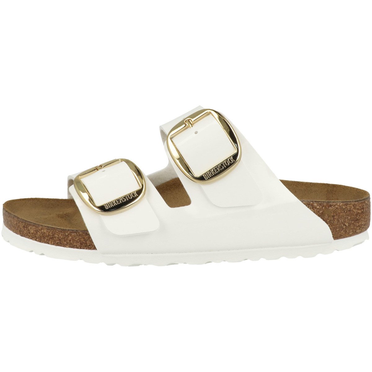 Birkenstock Arizona Big Buckle Birko-Flor Patent schmal Damen Pantolette Hausschuhe, Sandaletten, Mules, Pantoffeln, Slipper