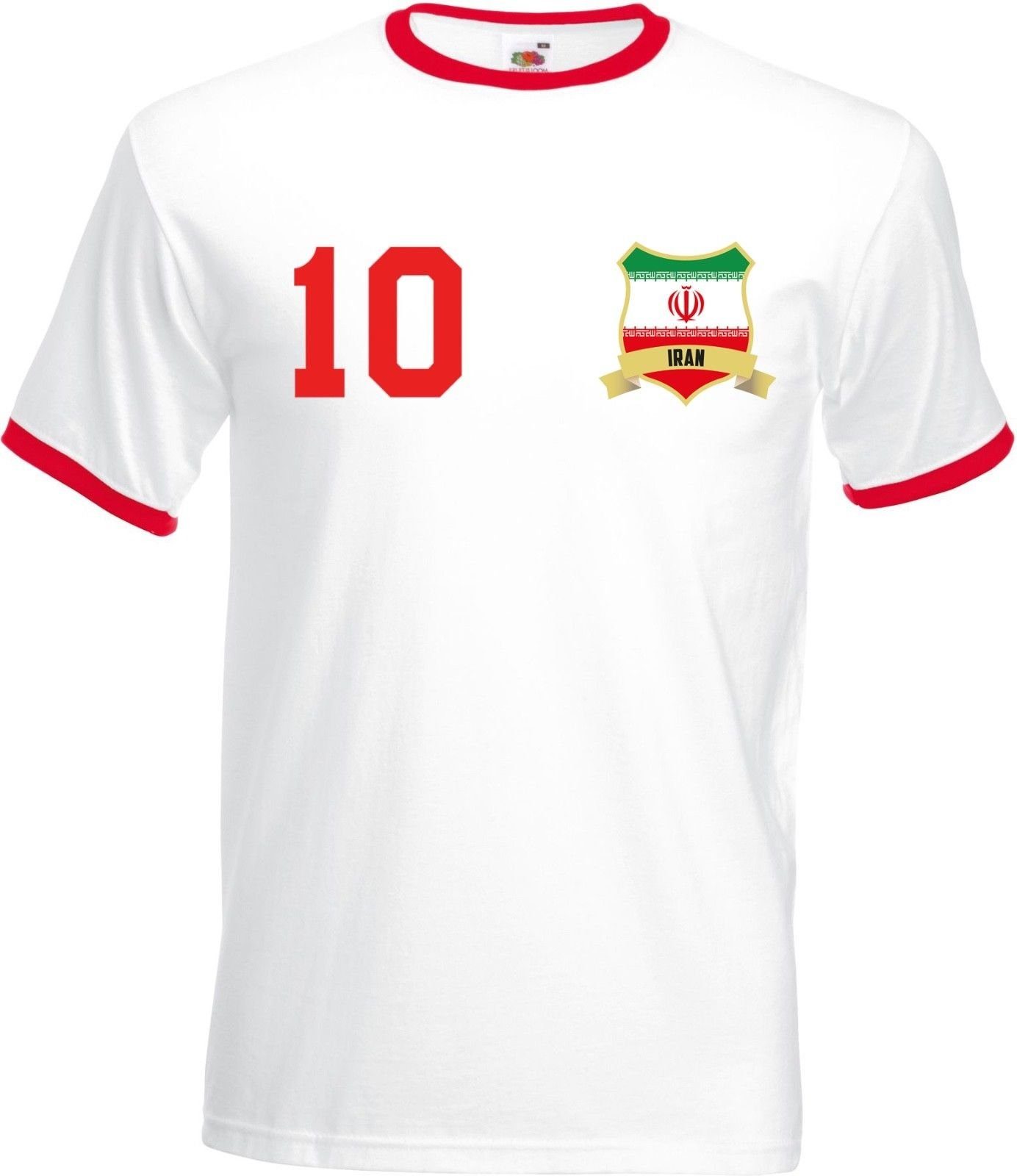 Youth Designz T-Shirt Iran Herren T-Shirt im Fußball Trikot Look mit trendigem Motiv
