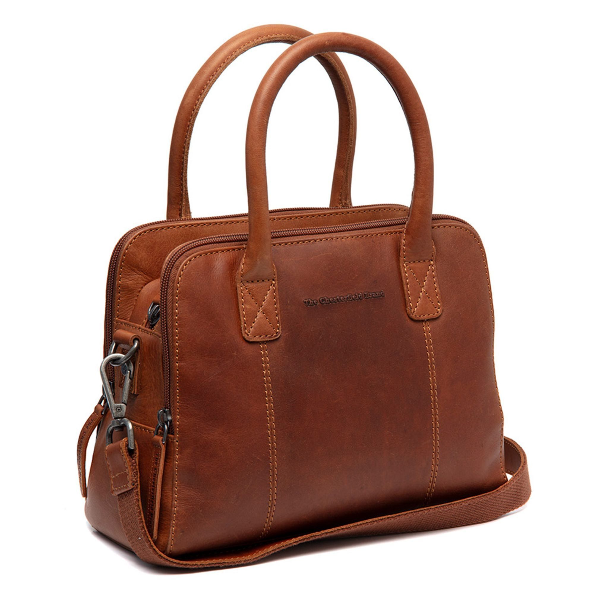 The Chesterfield Brand Schultertasche Ezra, Leder günstig online kaufen