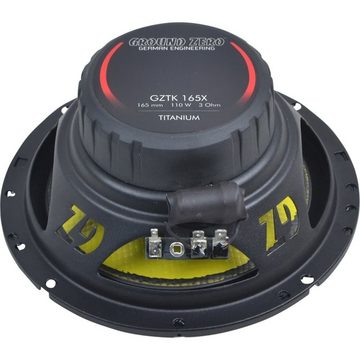 Ground Zero GZTC 165.2X 165 mm Komponenten-Lautsprechersystem Auto-Lautsprecher (16cm Max)