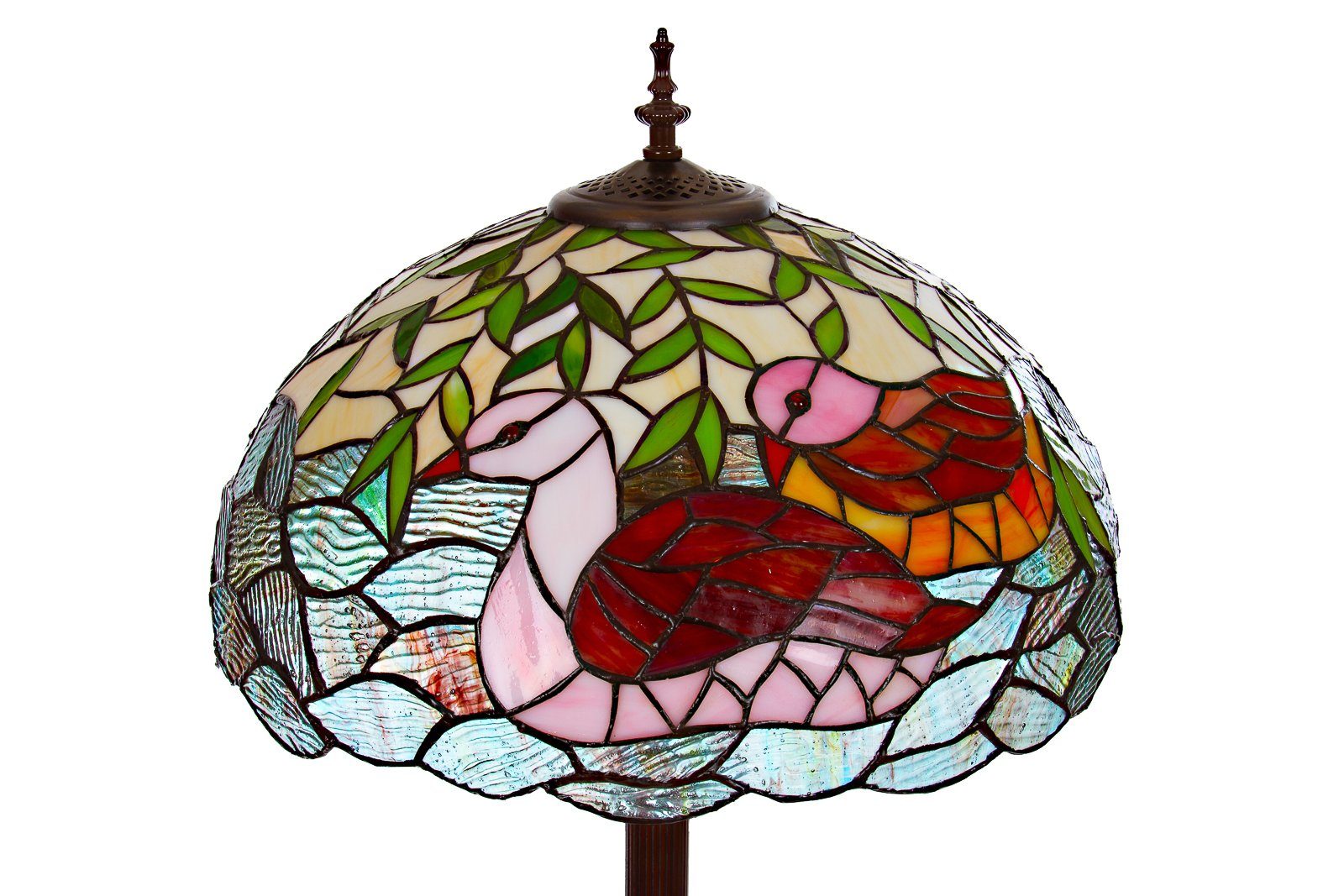 BIRENDY Stehlampe Stehlampe im Tiffany Dekorationslampe, Glaslampe Style, Stehlampe