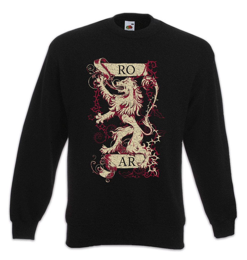 Sweatshirt Roar Lion Sweatshirt Game Löwe Lion Of King Stark Wolf Thrones Symbol