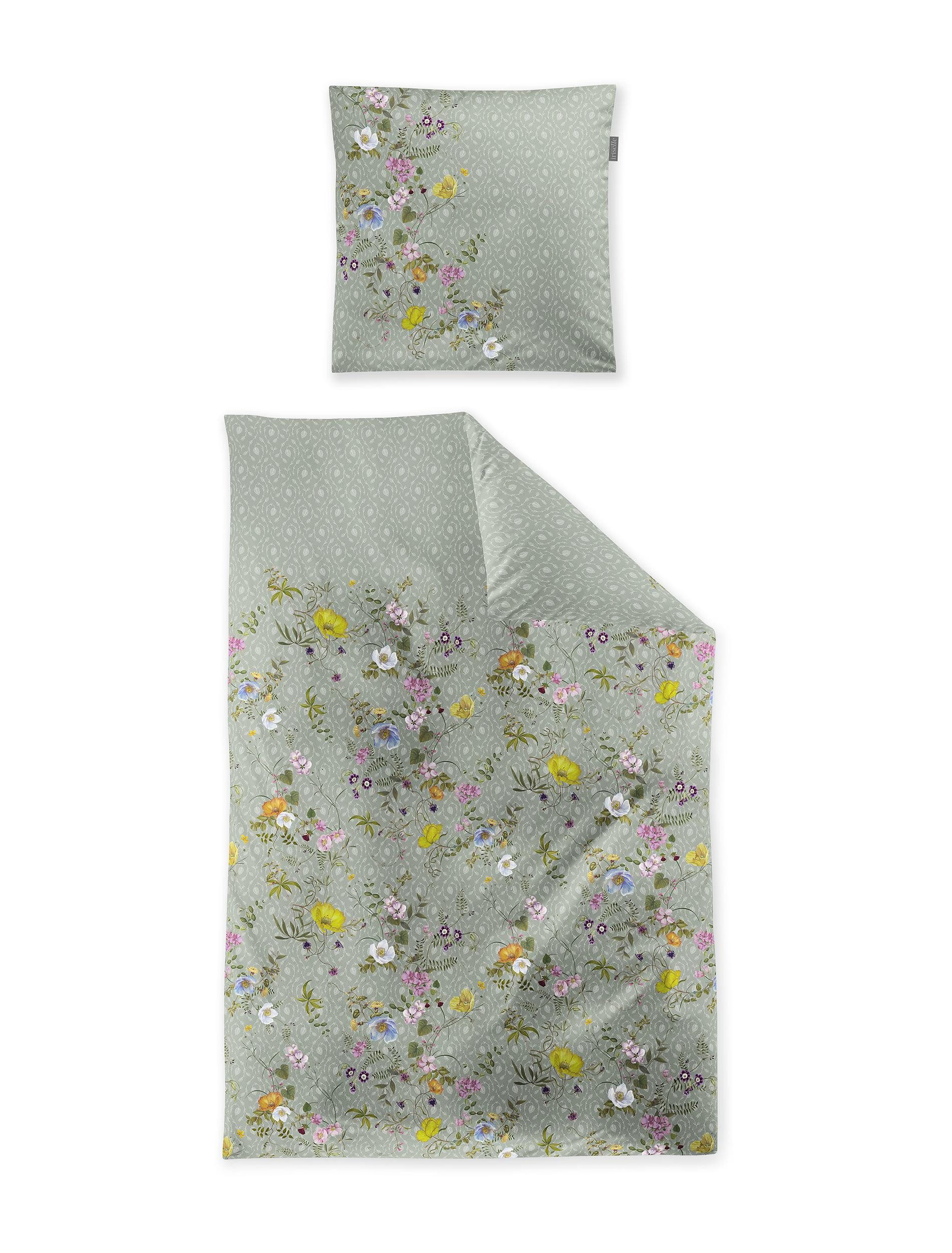 Irisette Bettwäsche Tokio 8599, Mako-Satin, 2 teilig, seidiger Glanz, besonders weich und hautschmeichelnd