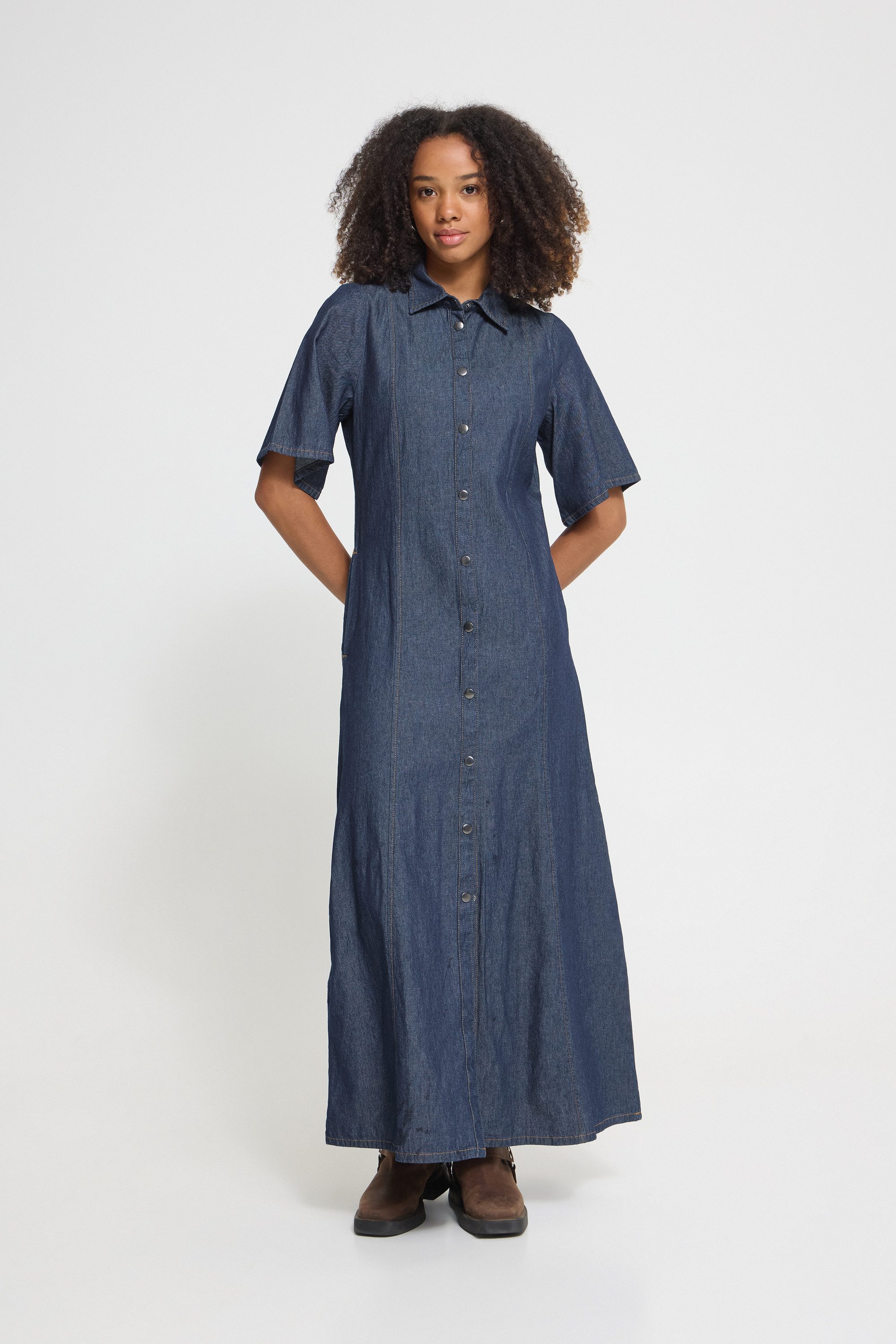 ICHI Jeanskleid Denimkleid IHARCHER