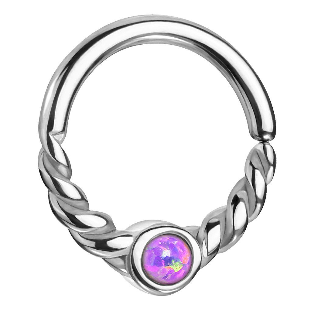 Taffstyle Nasenpiercing Septum Tragus Ring Oval günstig online kaufen