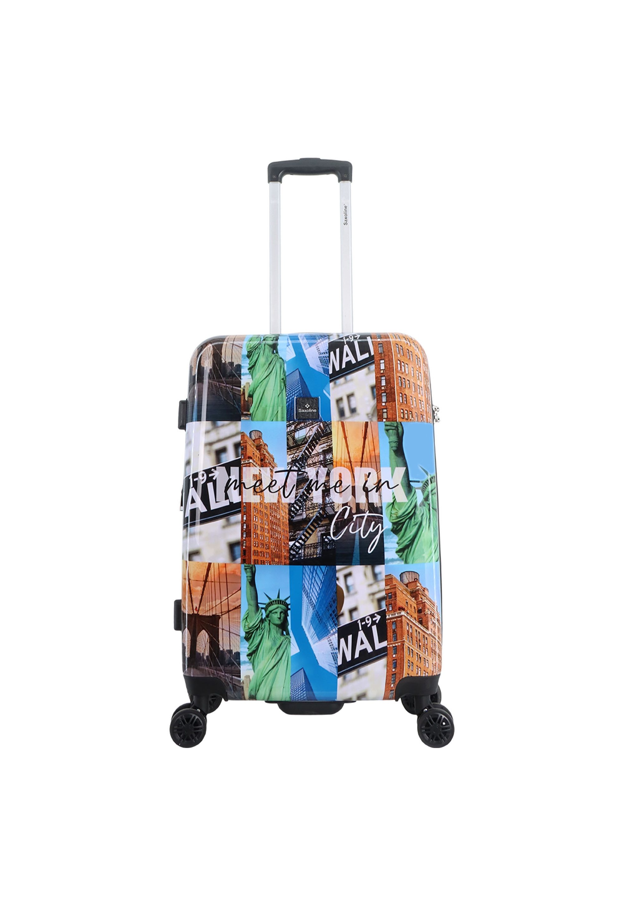 Saxoline® Koffer The Big Apple, aus robustem ABS/PC-Material
