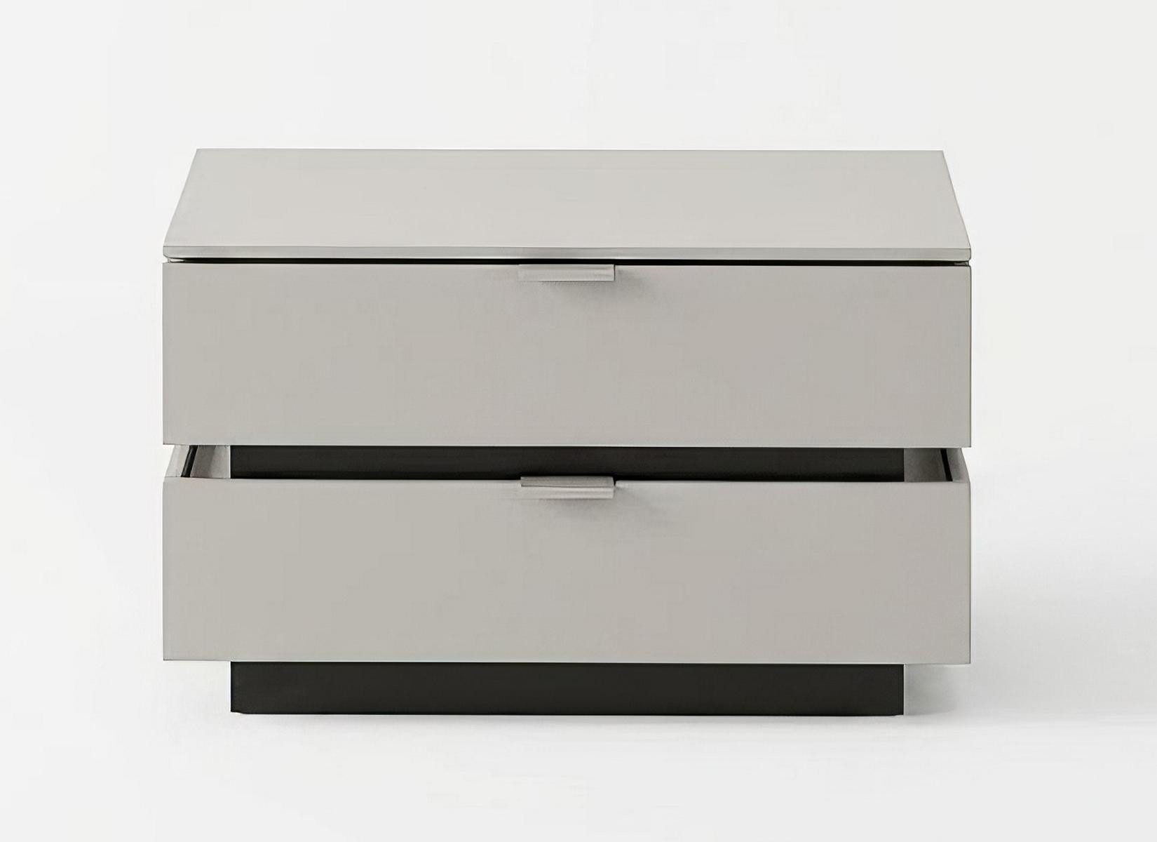 JVmoebel Nachttisch Nachttisch Modern Grau Edel Luxus Design Nachtschrank Nachtkonsole, Made in Europa