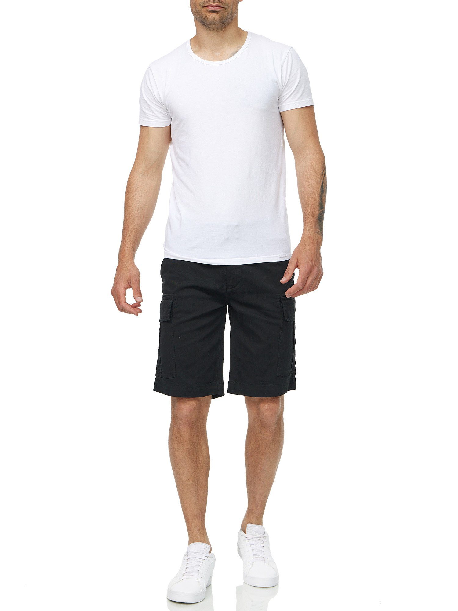Tazzio Cargoshorts A200 Cargo Shorts inkl. abnehmbarem Gürtel