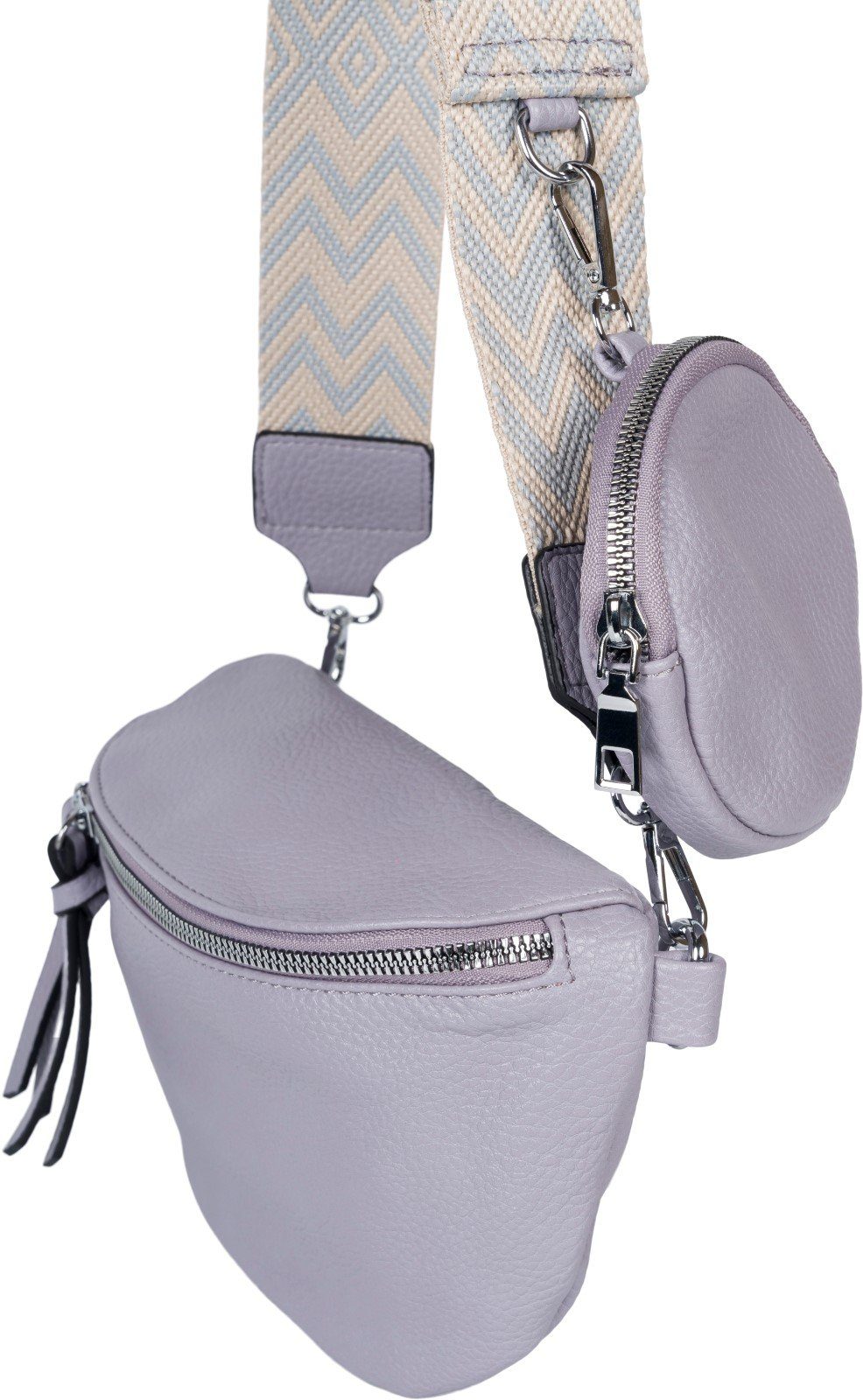 styleBREAKER Umhängetasche 2-Teiliges Set Halbmond Crossbody günstig online kaufen