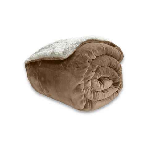 Wohndecke Flauschige Sherpa Hochwertige Kuscheldecke -, Wonnelich, kuscheldecken sind hautfreundlich & weich als Sofaüberwurf, Samtoptik