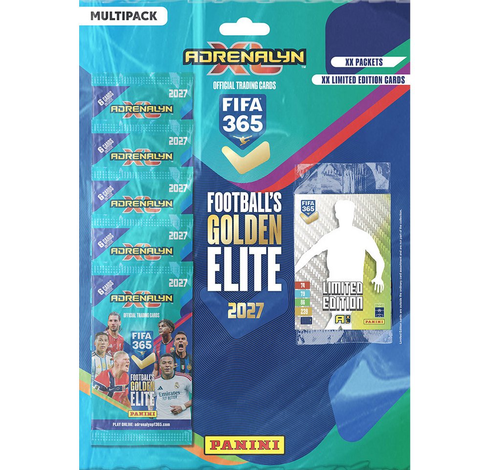 Panini Sammelkarte FIFA 365 Adrenalyn XL 2027 - 1 Multipack (zufällige Auswahl)