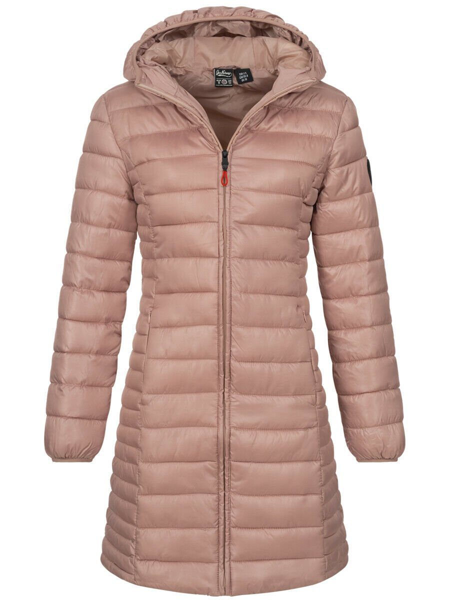 Geographical Norway Steppmantel Damen Herbst Winter Steppjacke Parka Lange Steppmantel Outdoor – Bild 5 von 5
