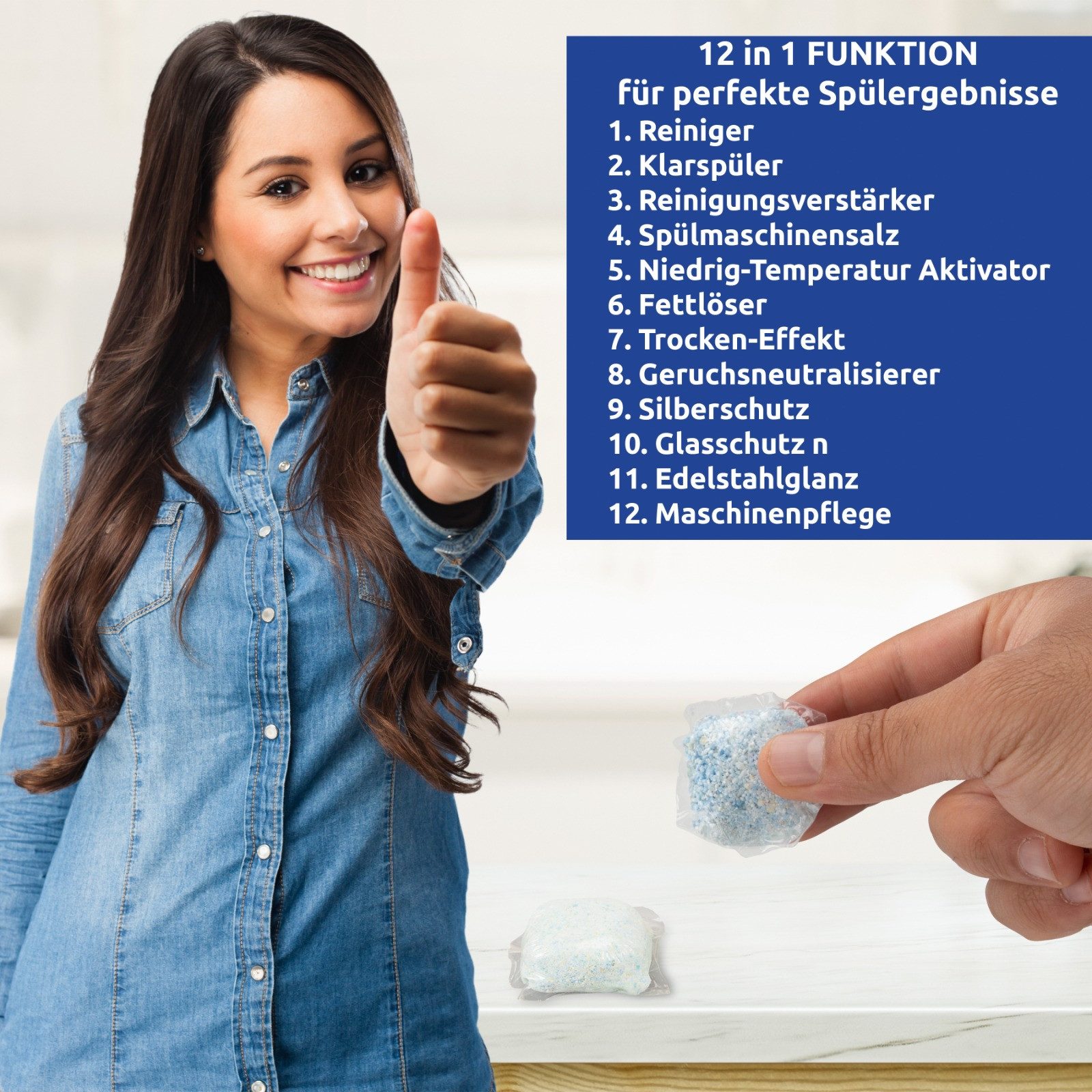 RESCH CLEANIX 500 Stk 12 in 1 Tabs Wasserlöslich Spülmaschine Spülmaschinentabs (500-St. ohne folie wasserlöslich spültabs, geschirr reinigertabs spülmaschinentabs, tabs, geschirrspültabs, geschirrreinigertabs)