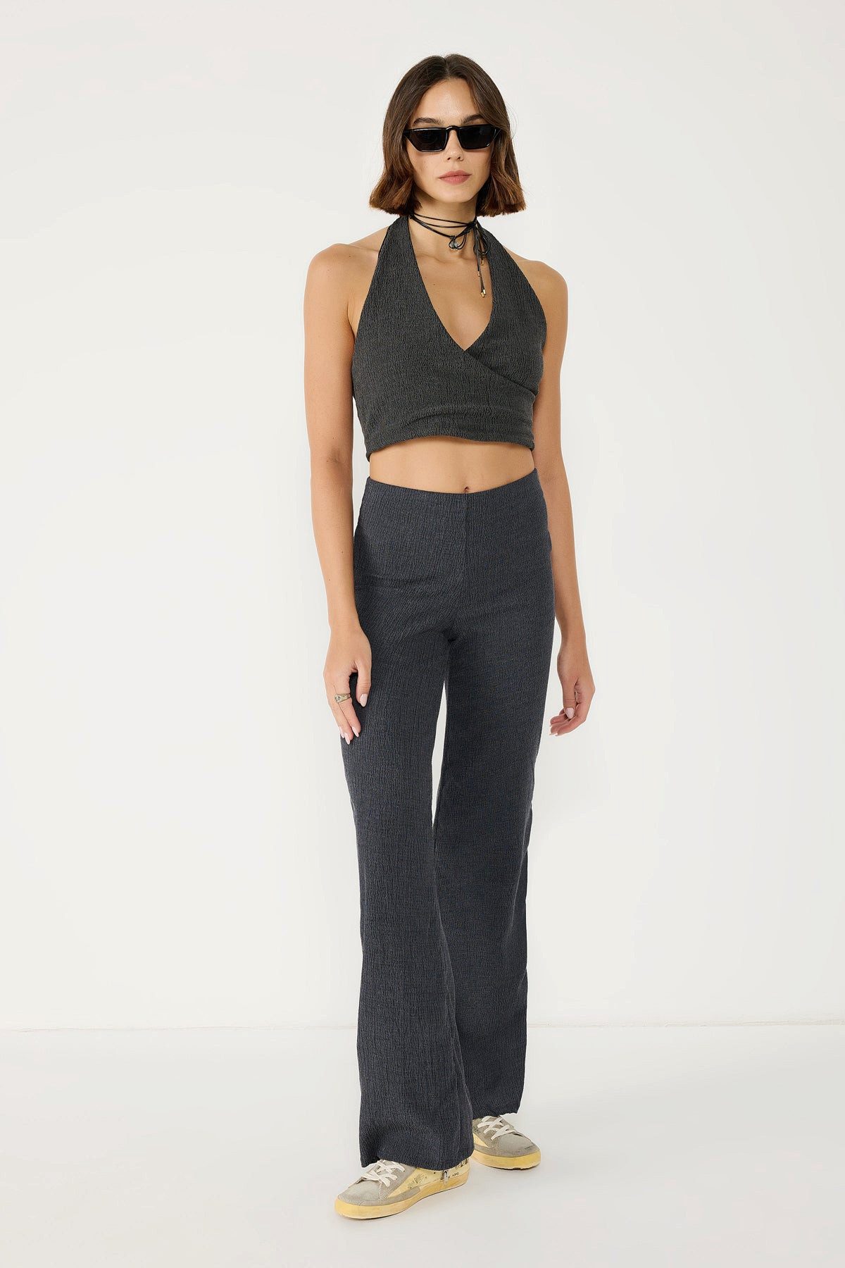 No Matter What Bequeme Jeans Schlaghosen mit hohem Bund