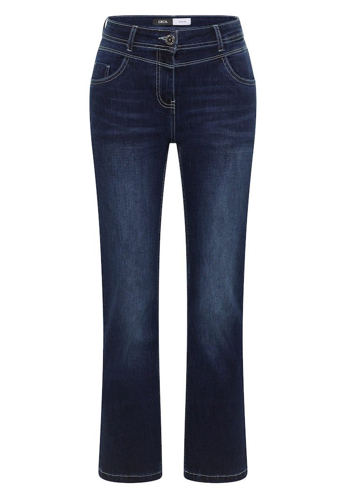 CECIL Bequeme Jeans Cecil / Da.Jeans / Style NOS Toronto BOOTCUT Dark