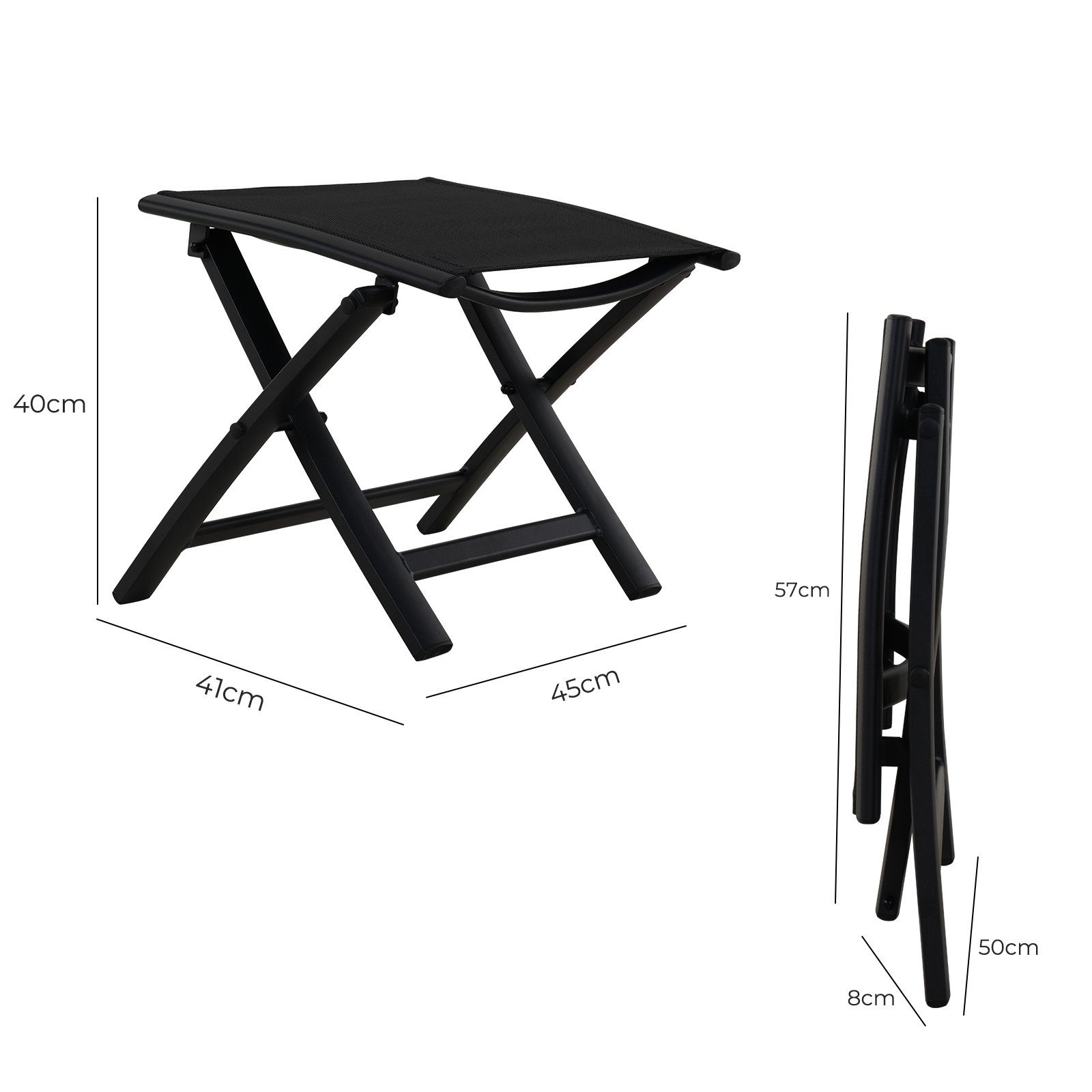 Grand patio Gartenlounge-Hocker Klapphocker, 45 x günstig online kaufen