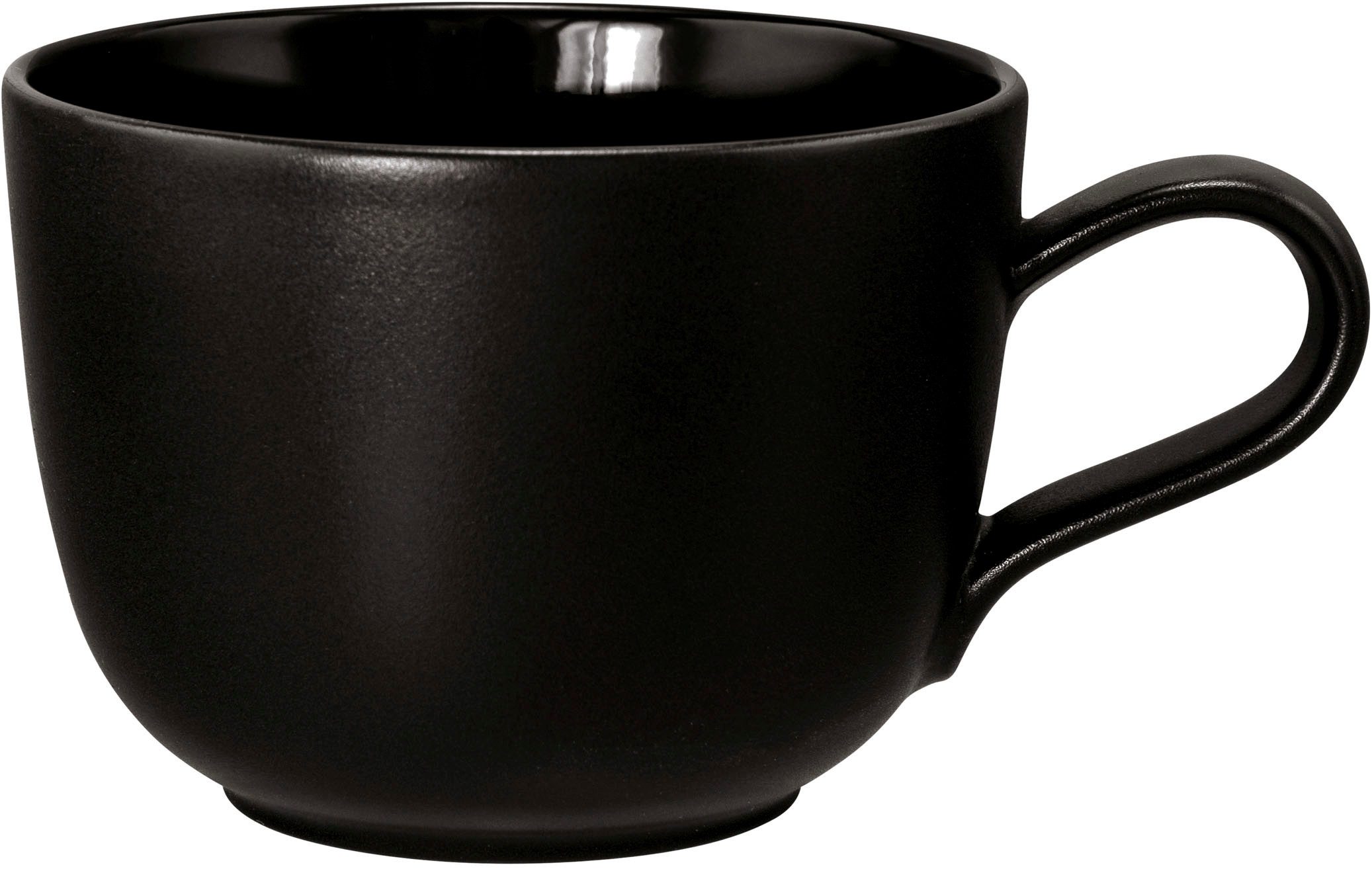 Seltmann Weiden Tasse Liberty - Velvet Black, Porzellan, Kaffeeobertasse 0,26 l