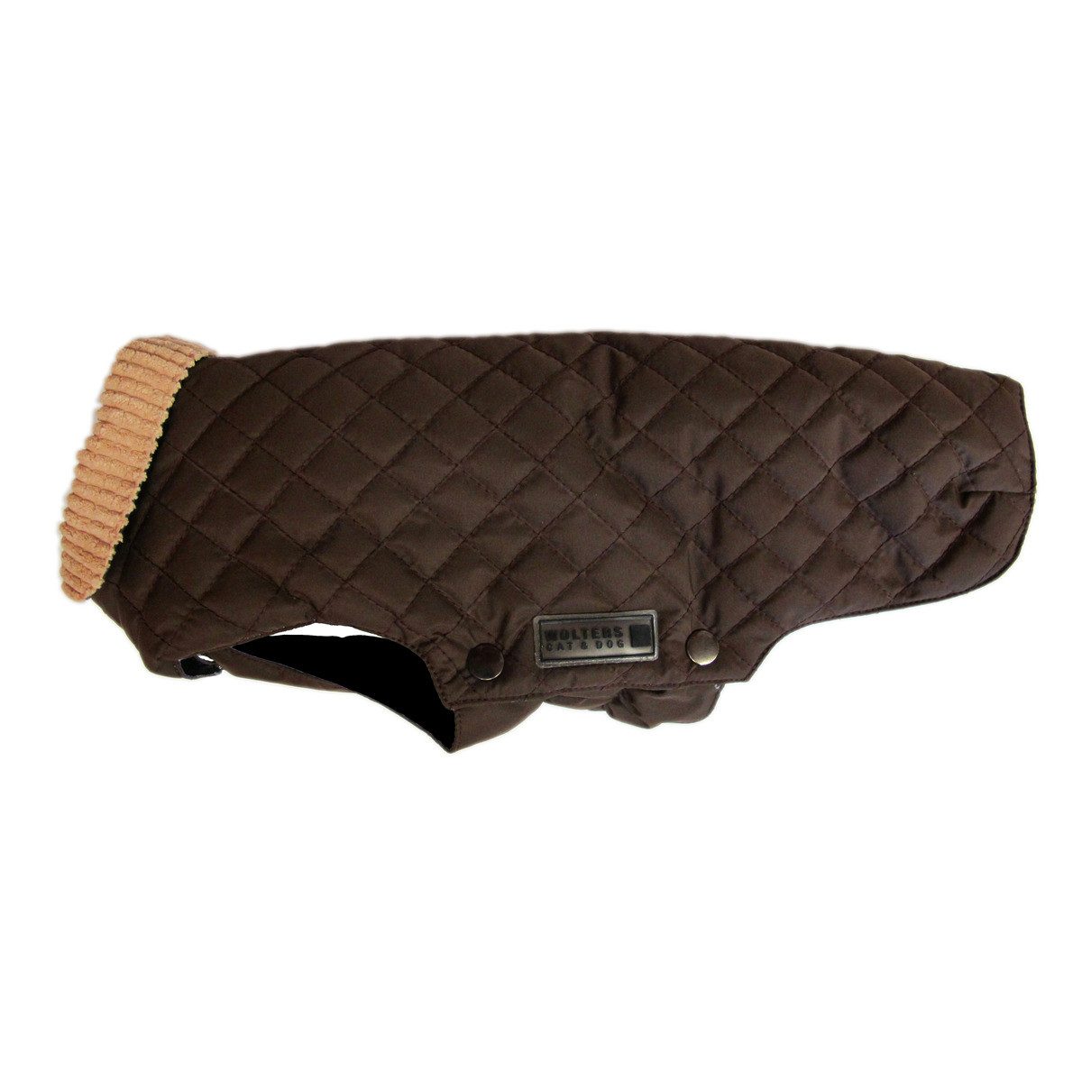 Wolters Hundemantel Steppjacke Windsor mit Kordkragen braun