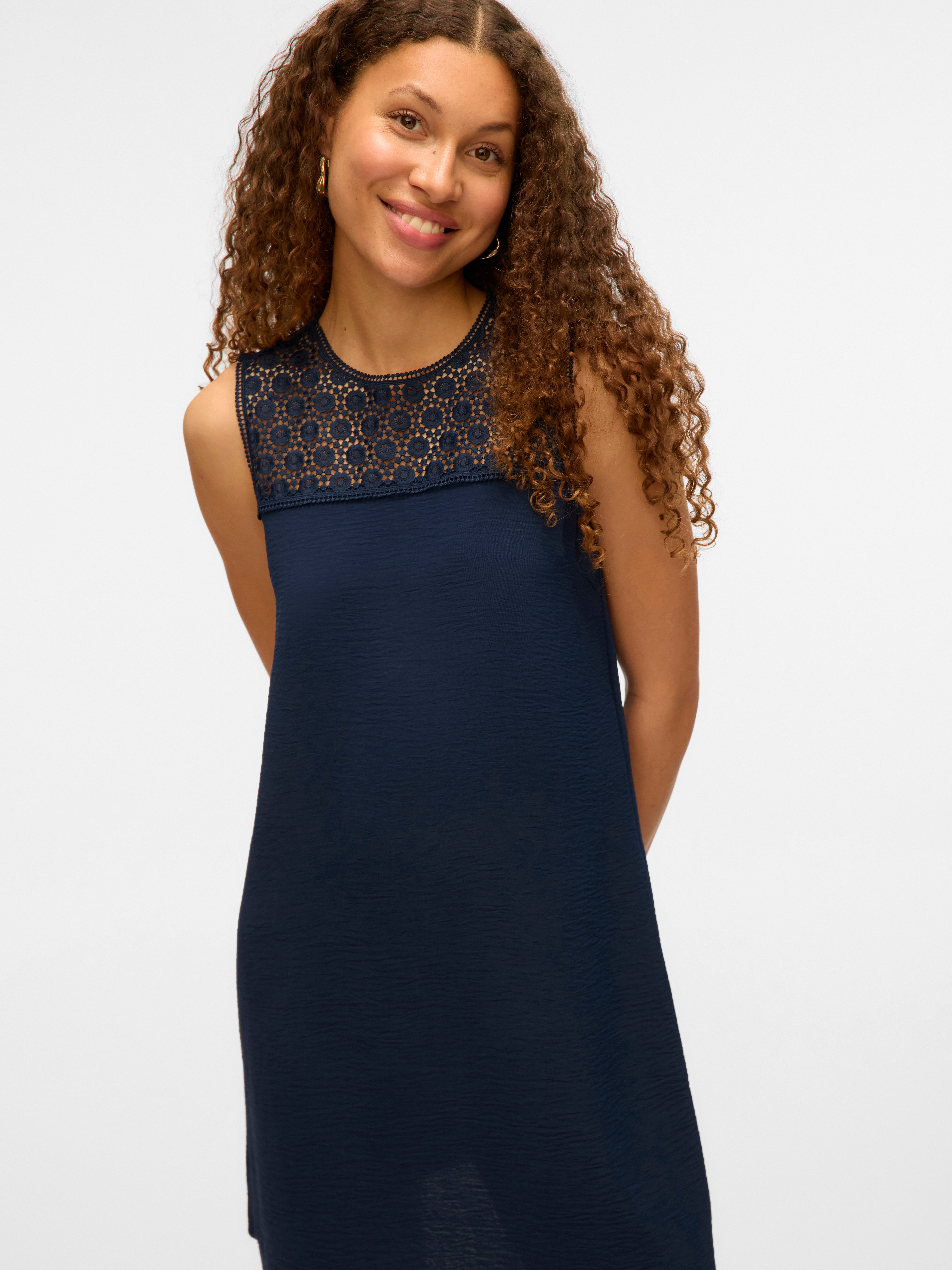 Vero Moda Minikleid VMALVA CROCHET SHORT günstig online kaufen