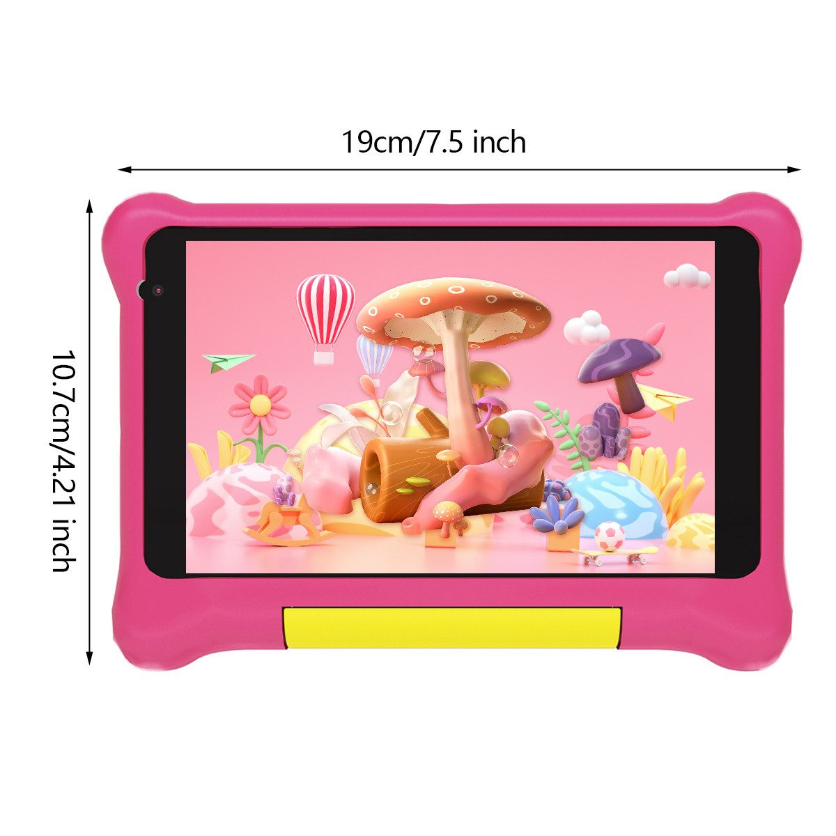 BUFO 7-Zoll Android13 5GB+32GB icherheitskoffer für Spiel und Lernen Kinder Tablet (7", 32 GB, Android, WiFi, Kinder Tablet)
