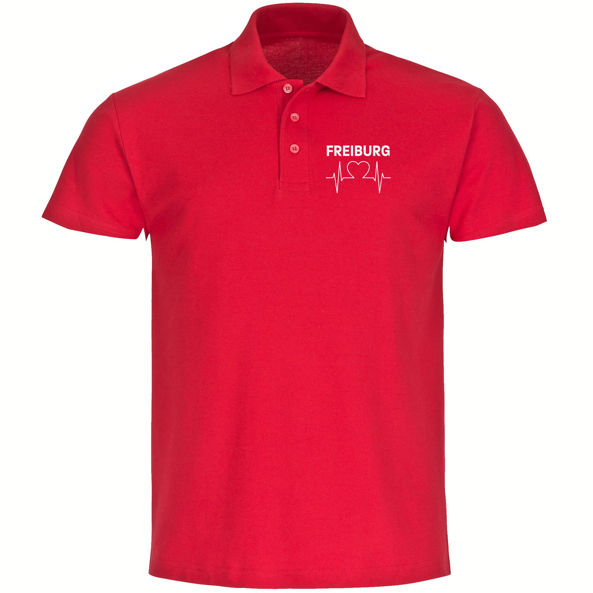 Poloshirt Freiburg - Herzschlag - Polo