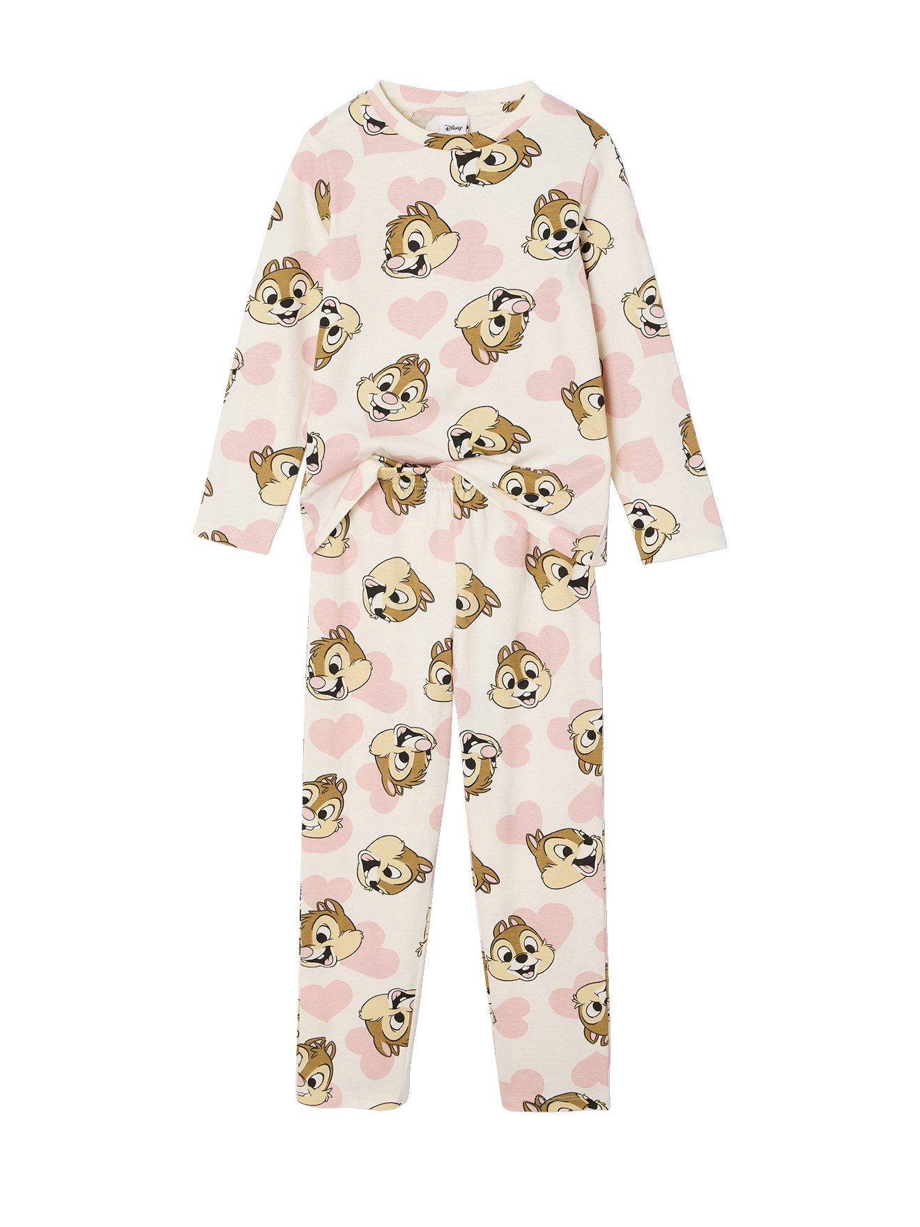 vertbaudet Schlafanzug Bedruckter Mädchen Schlafanzug Disney Animals