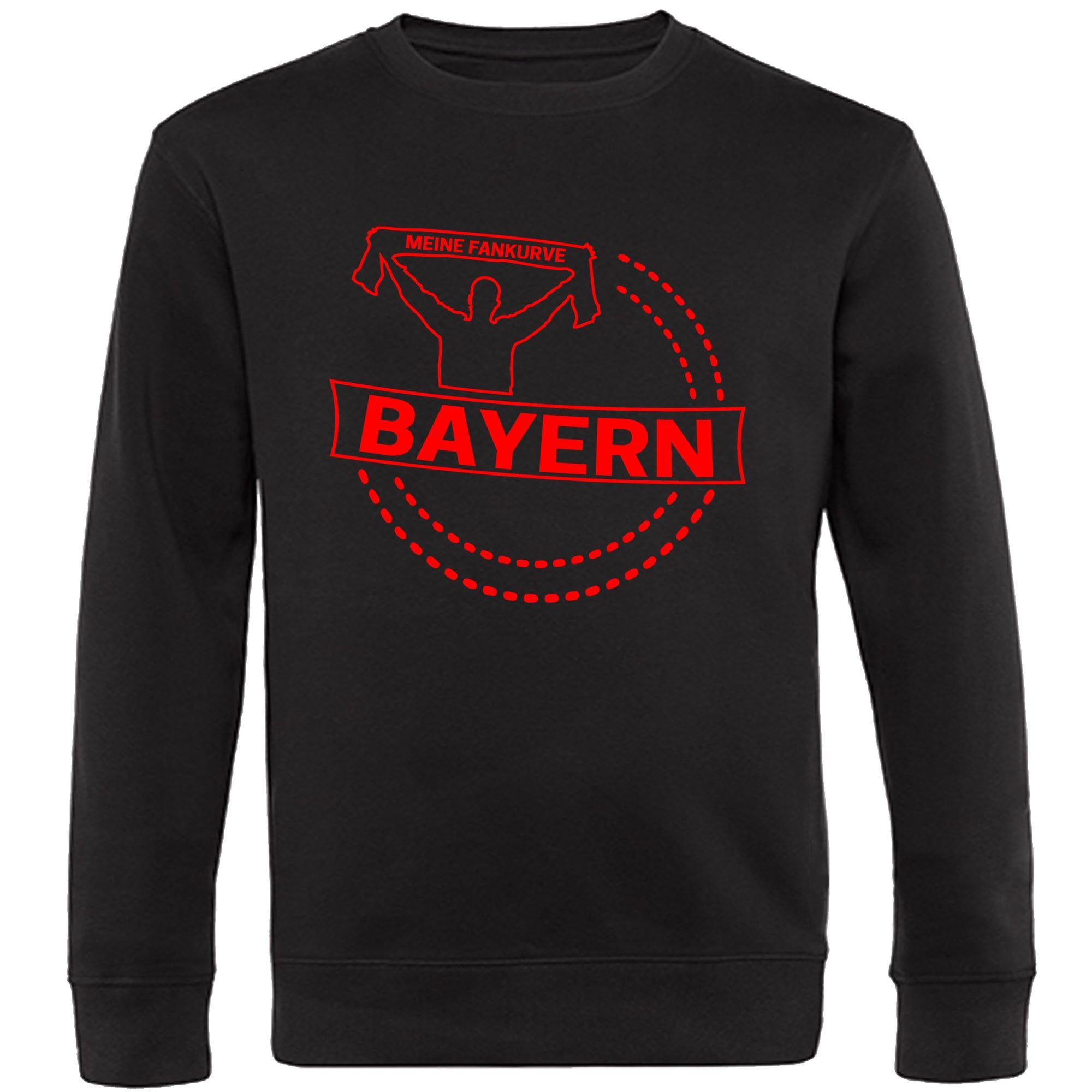 multifanshop Sweatshirt Bayern - Meine Fankurve - Pullover