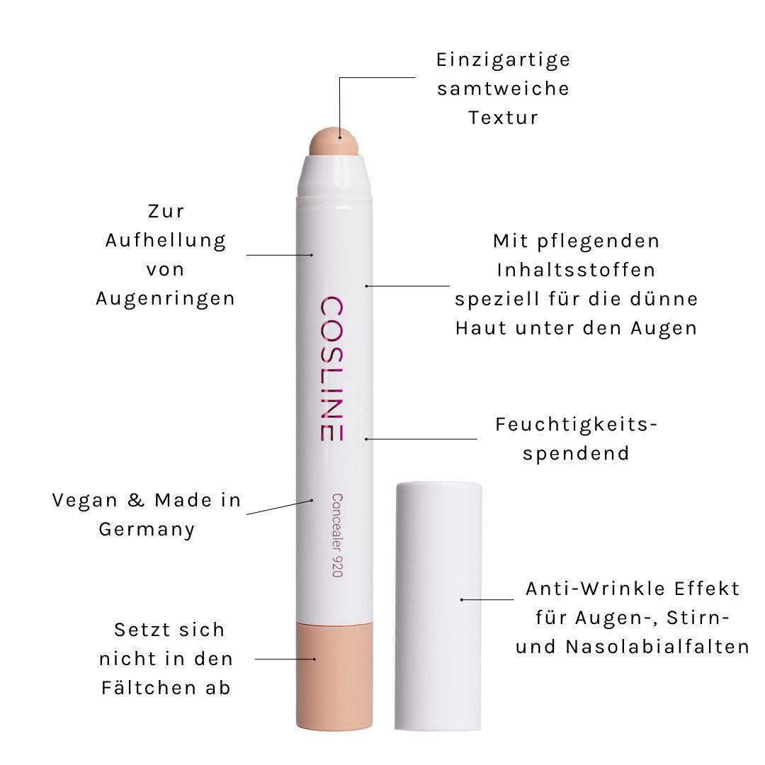 Cosline Cosmetics Concealer, cremig, pflegend, hohe Deckkraft