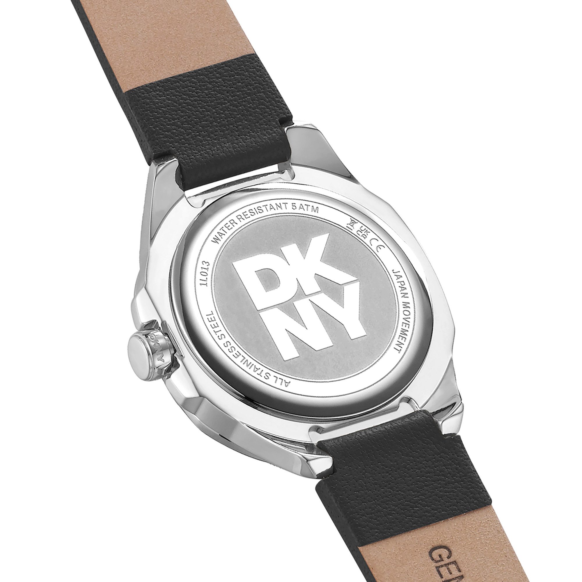 DKNY Quarzuhr Brooklyn Mini DK1L013L0015, Armbanduhr, Damenuhr, Lederarmband, analog