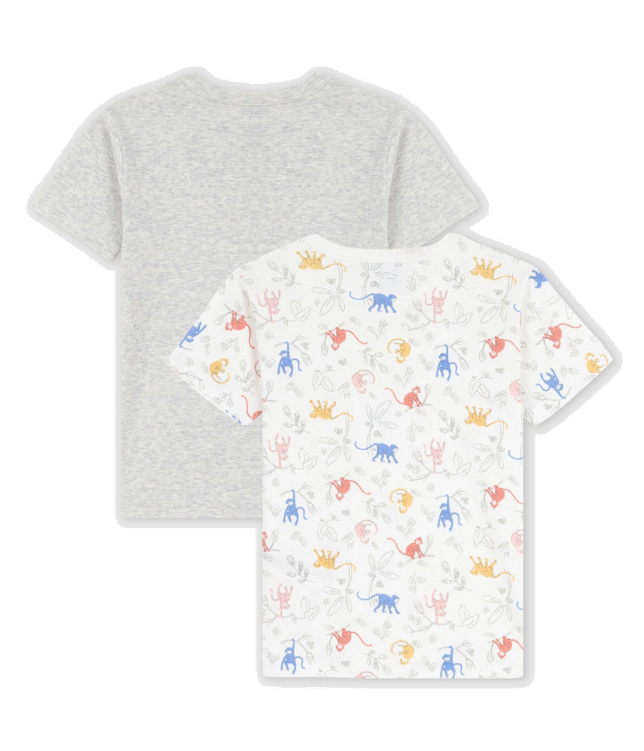 Petit Bateau T-Shirt Set für T-Shirts Jungen 2er