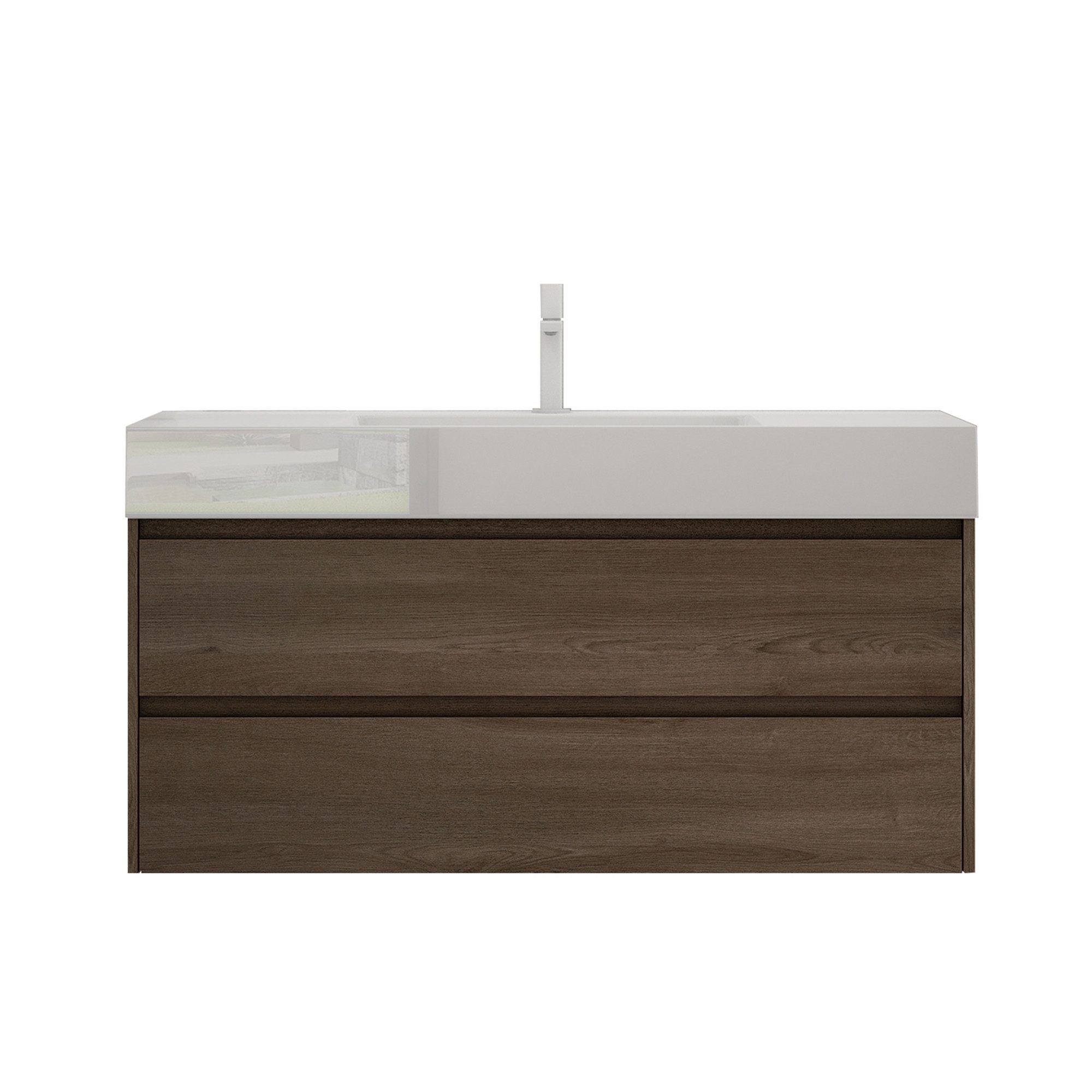 Mai & Mai Badmöbel-Set Badezimmermöbel 120cm Waschbecken Waschtisch mit Unterschrank Deep