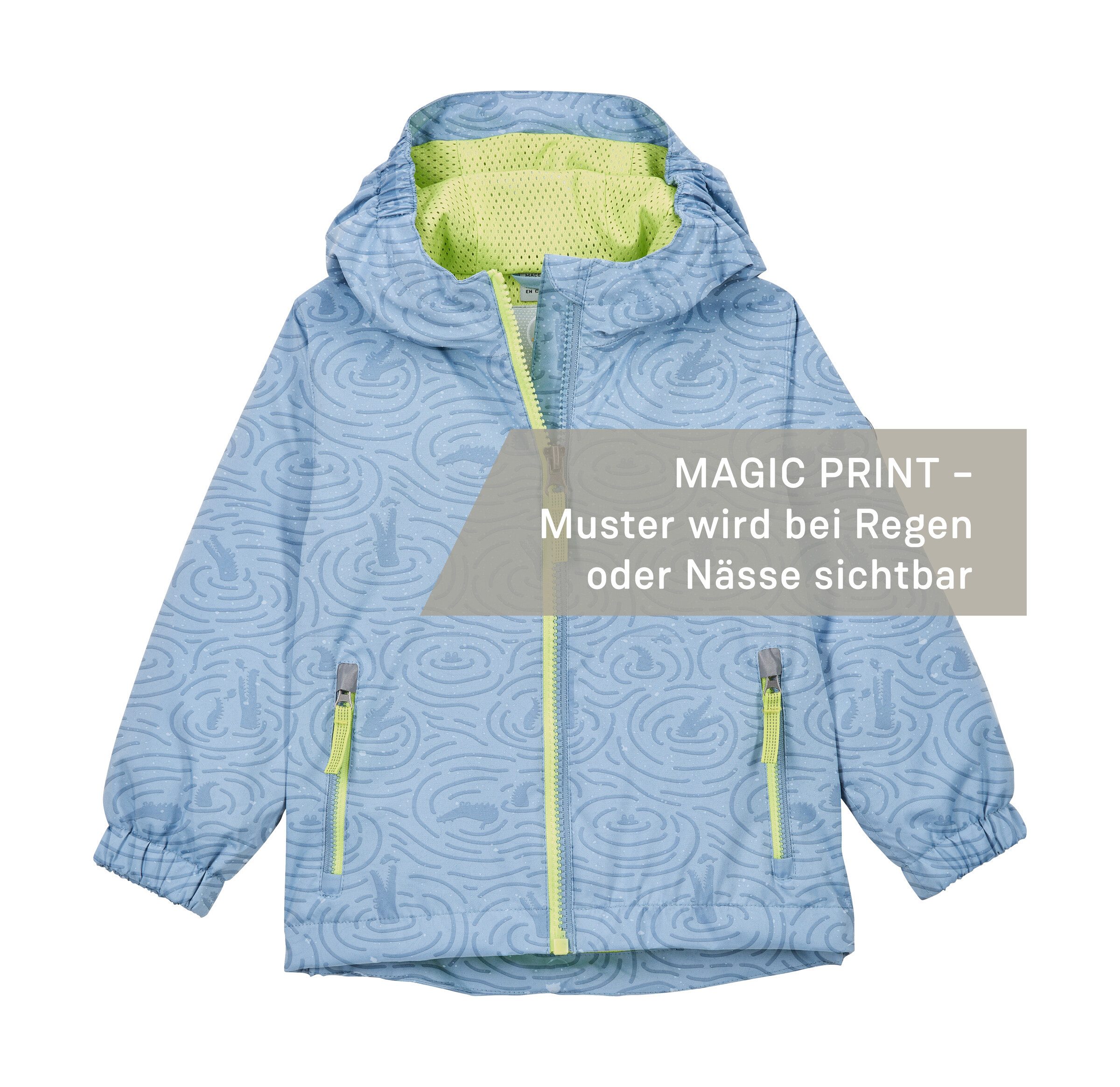 first instinct by killtec Funktionsjacke FIOS 26 MNS JCKT Magic Print Funktionsjacke, wasserdicht, verlängerbare Ärmel – Bild 2 von 5