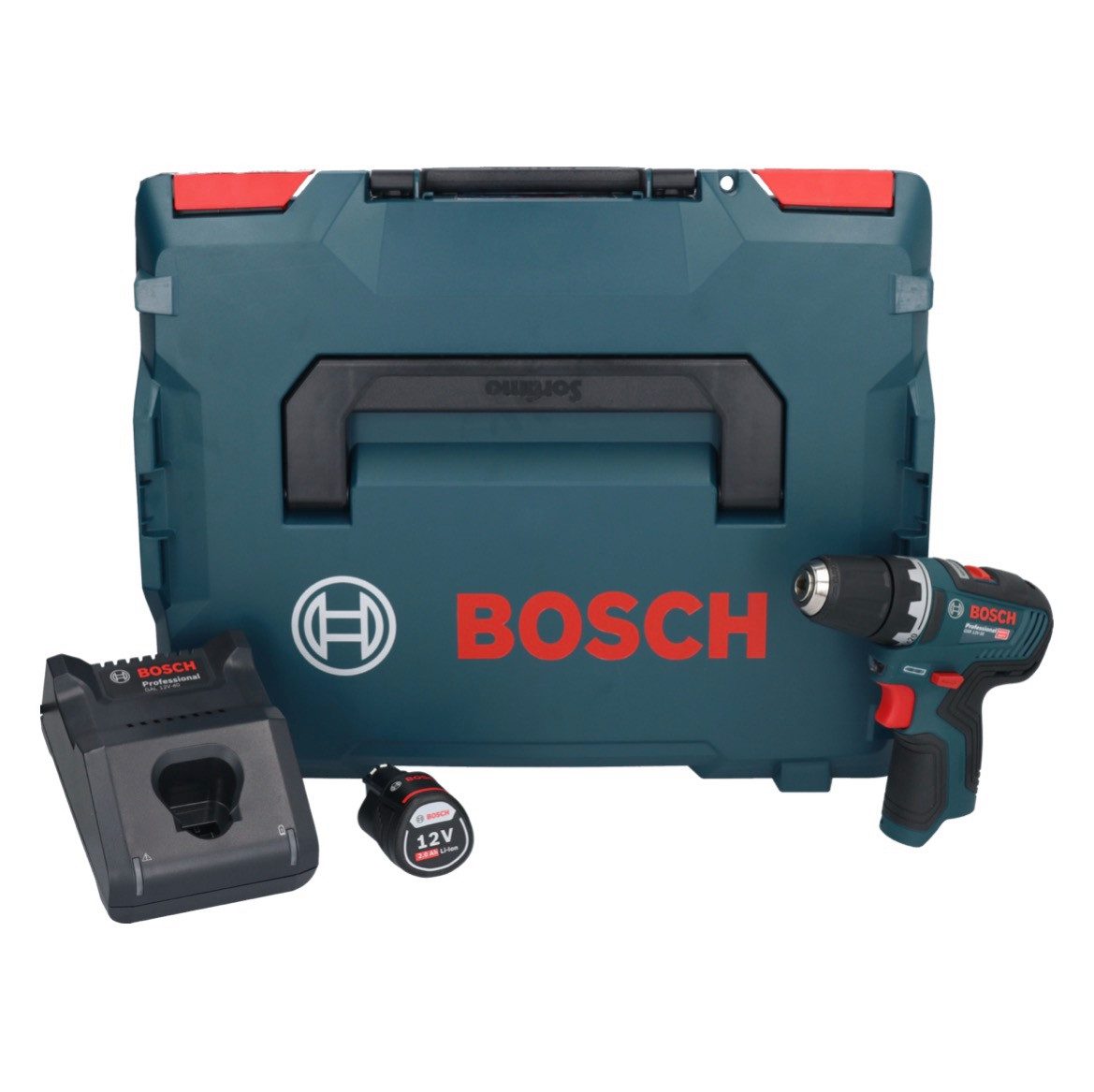 Thumbnail - Bosch Professional Säulenbohrmaschine GSR 12V-35 Professional Akku Bohrschrauber 12 V 35 Nm Brushless + 1x