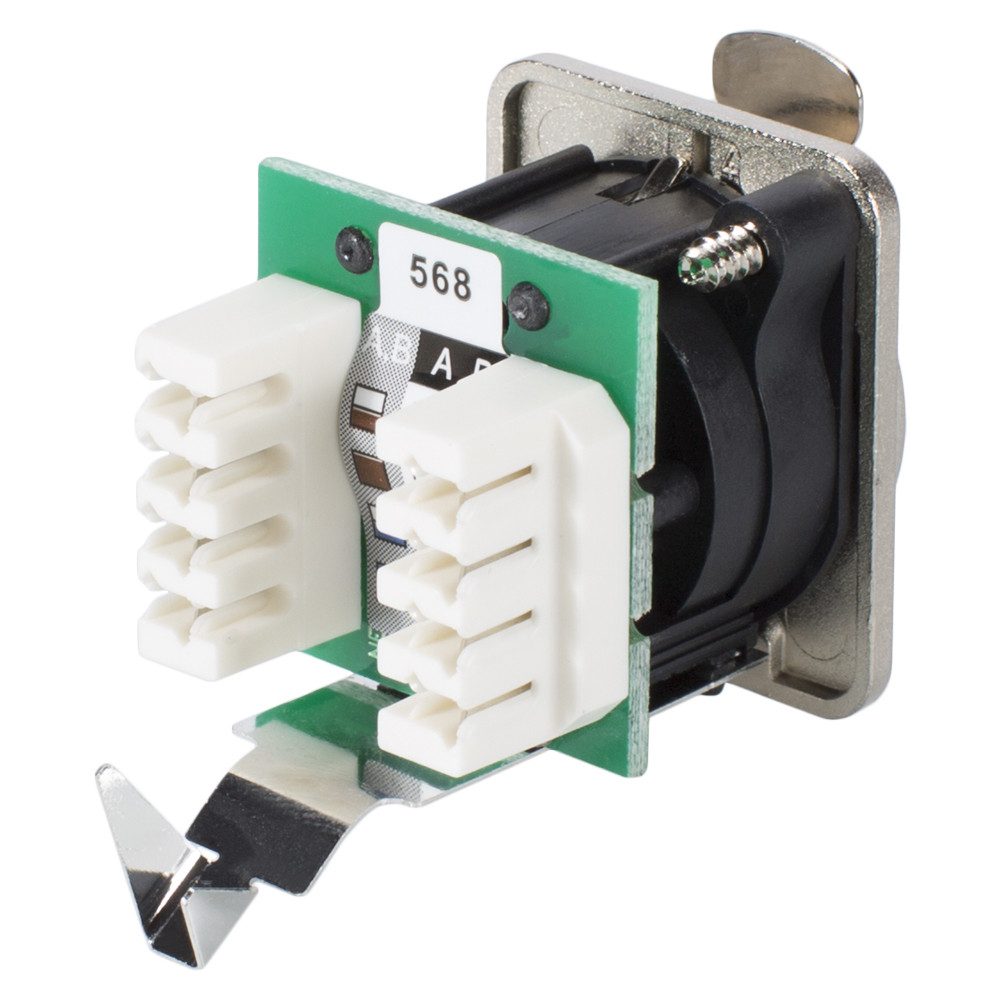Neutrik Netzwerkstecker NEUTRIK CAT-5 Einbaubuchse NE8FDV-YK