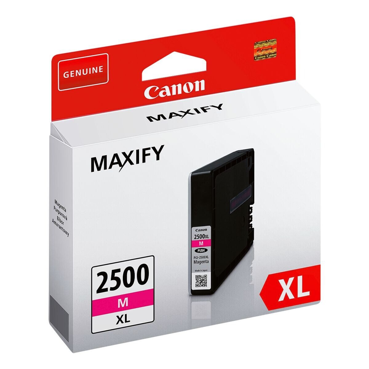 Canon PGI-2500XL M Tintenpatrone (Original Druckerpatrone, magenta)