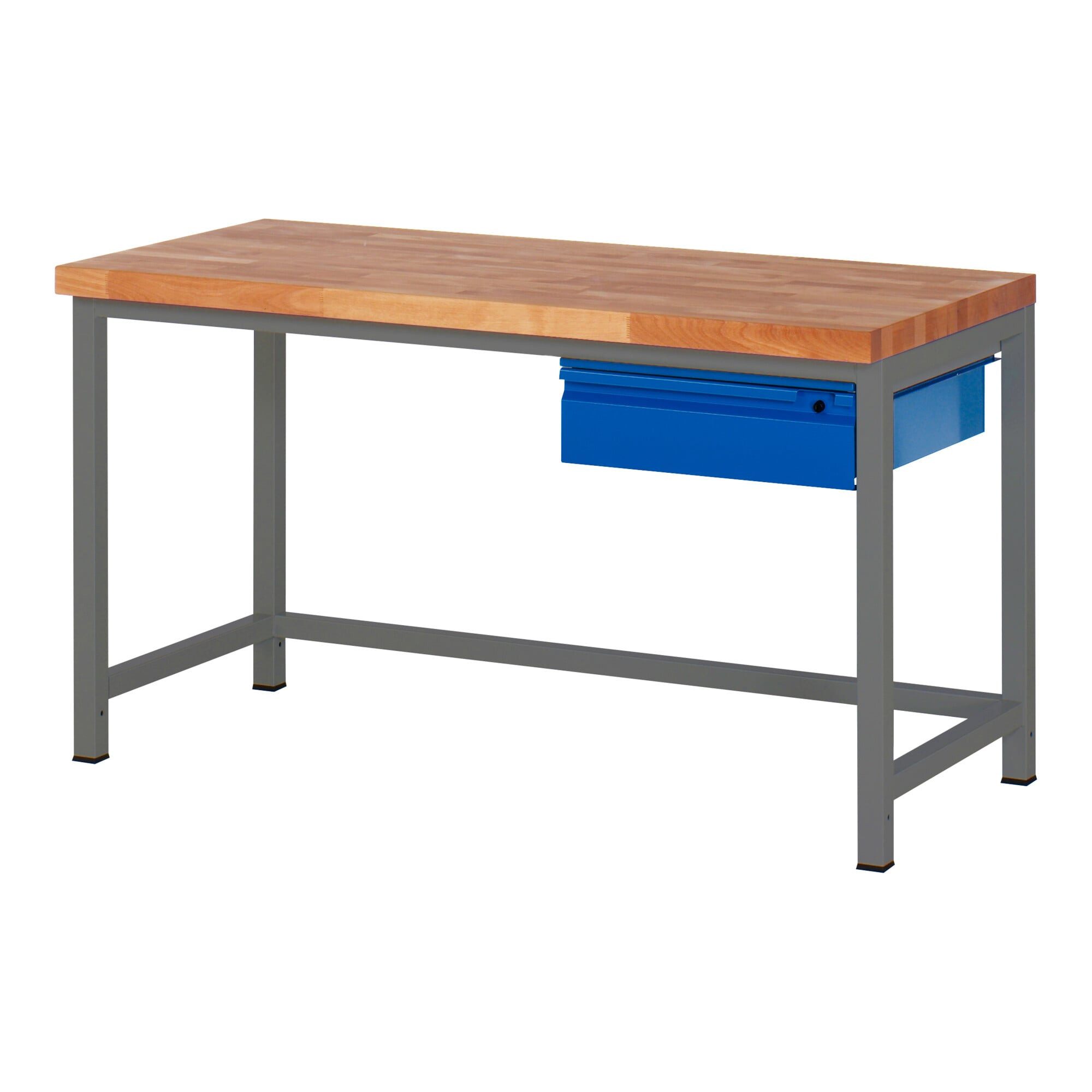Stier Werkbank STIER Höhenverstellbare Werkbank Premium mit 1 Schublade BxTxH 1500x70