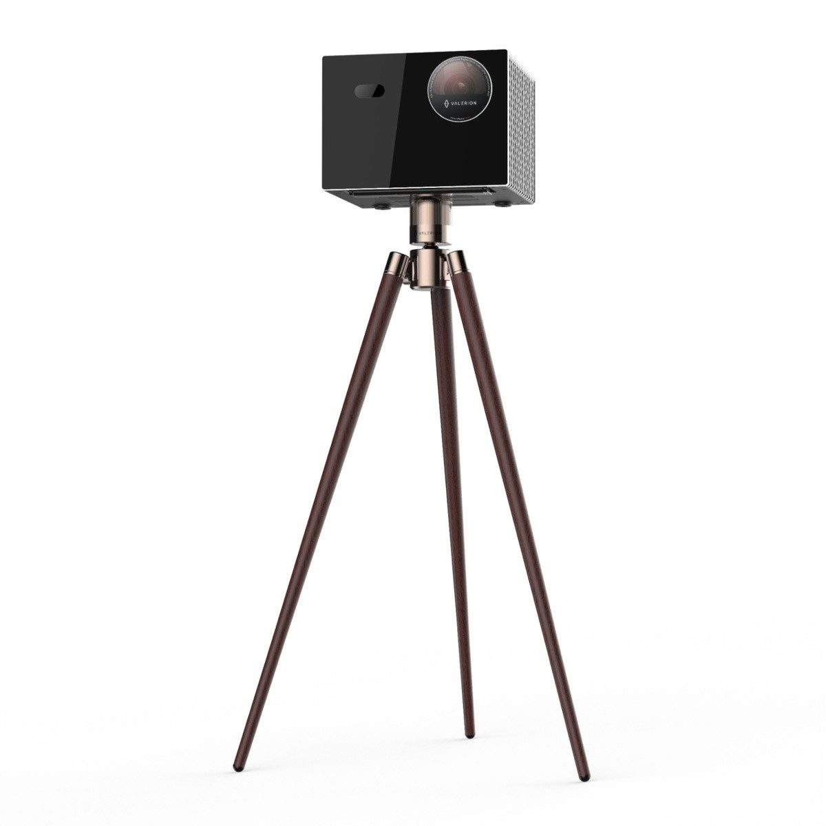Valerion Walnut Tripod Stand Beamer