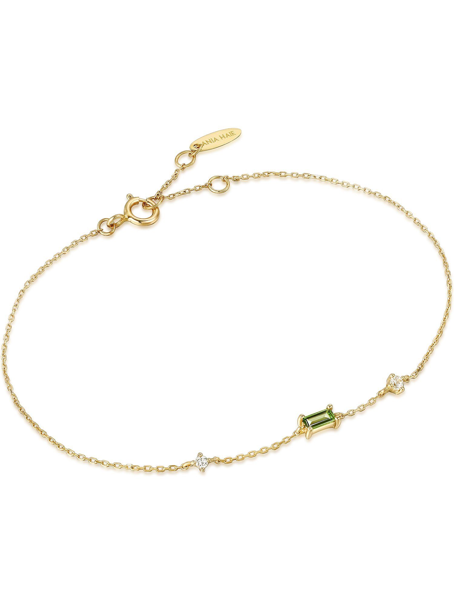 Ania Haie Armband Ania Haie Damen-Armband 585er Gelbgold Turmalin