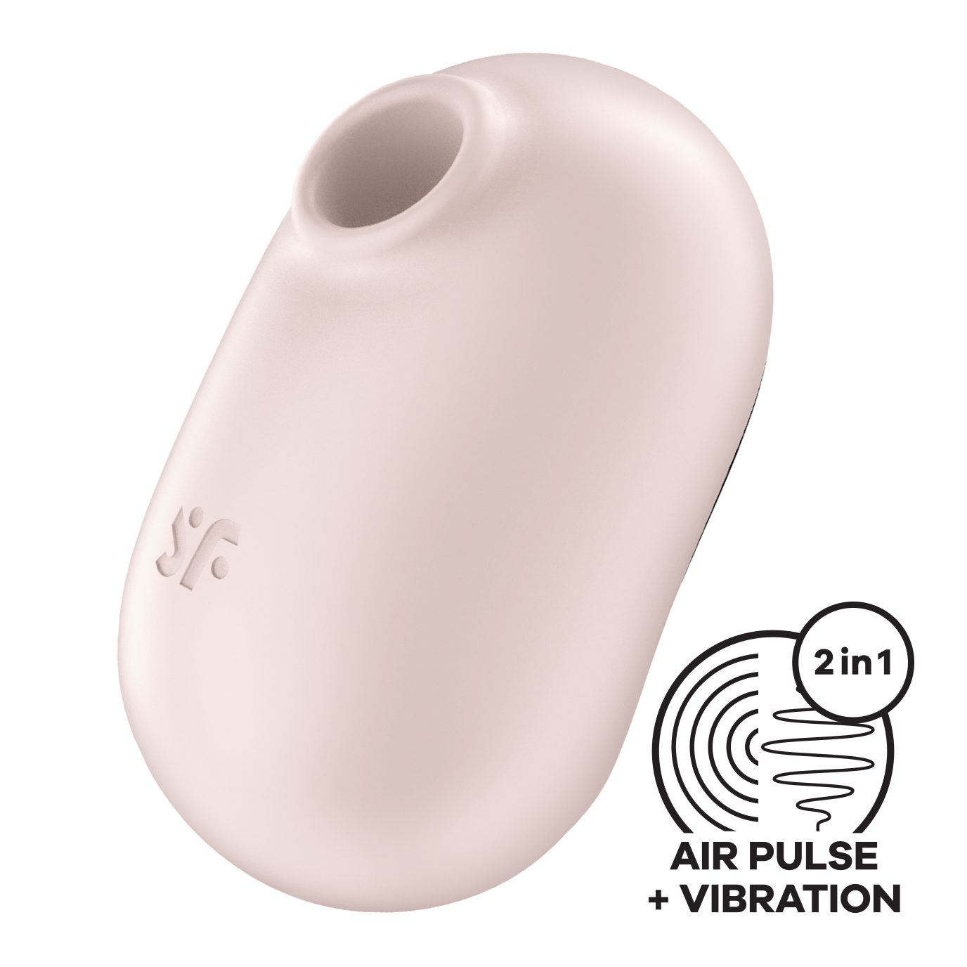 Satisfyer Klitoris-Stimulator Satisfyer Druckwellenvibrator 'Pro cm, Go (1-tlg) 2', 8,5 beige für To unterwegs