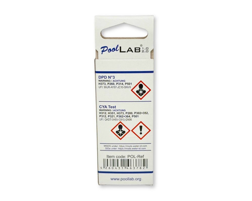 WATER-I.D. Pooltester Nachfüllpack für elektronischen Pooltester PoolLab 1.0 & PoolLab 2.0 – Bild 4 von 5