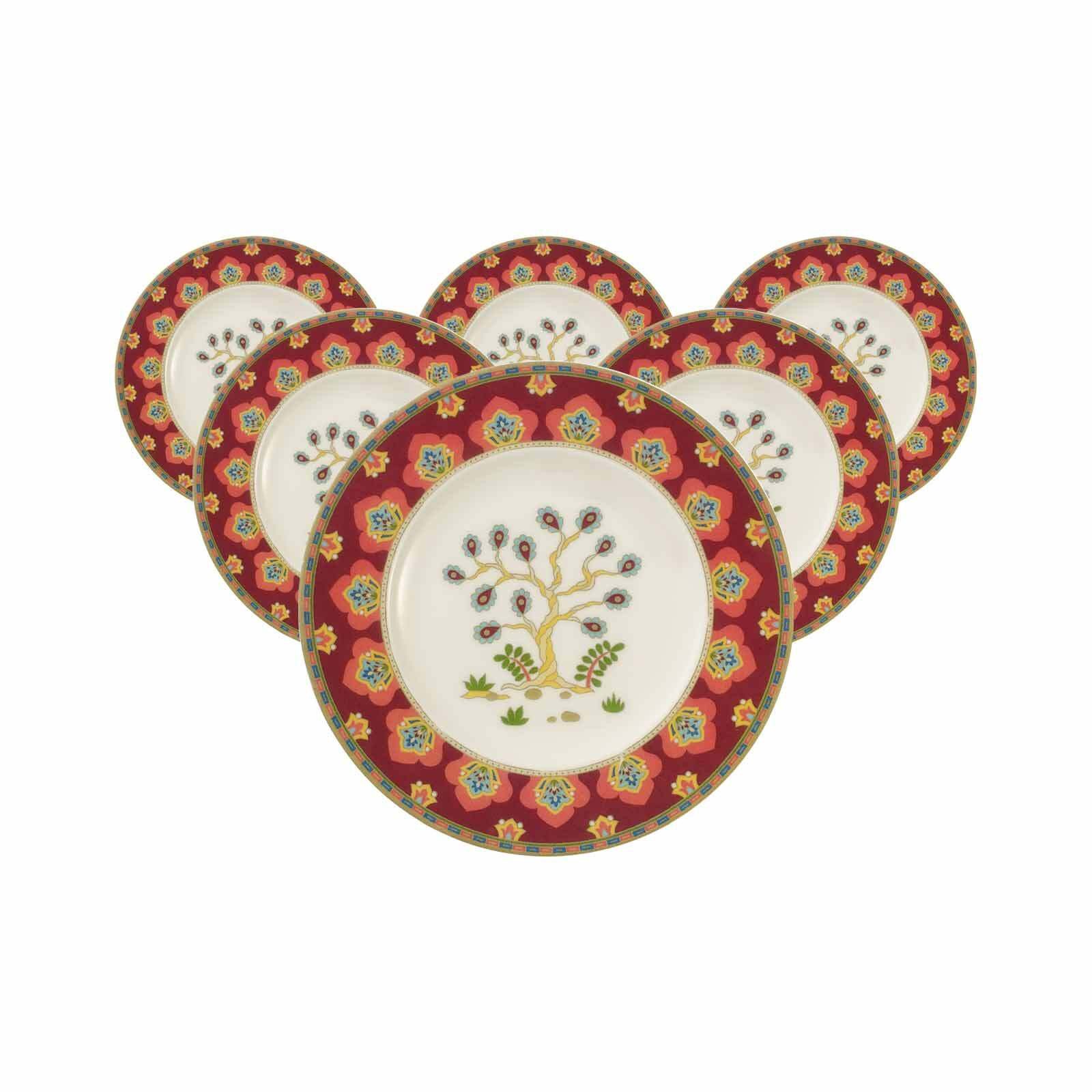 Villeroy & Boch Brotteller Samarkand Rubin Brotteller ø 16,4 cm 6er Set, (6 St)
