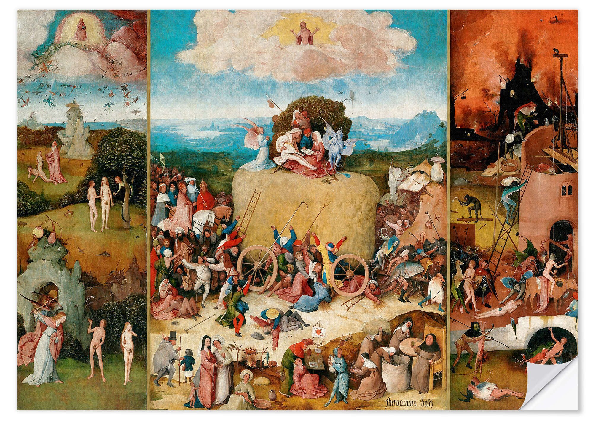 Wandfolie Hieronymus Bosch