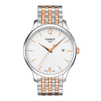 Tissot Chronograph Tissot Herrenuhr T0636102203701 Edelstahl rosé