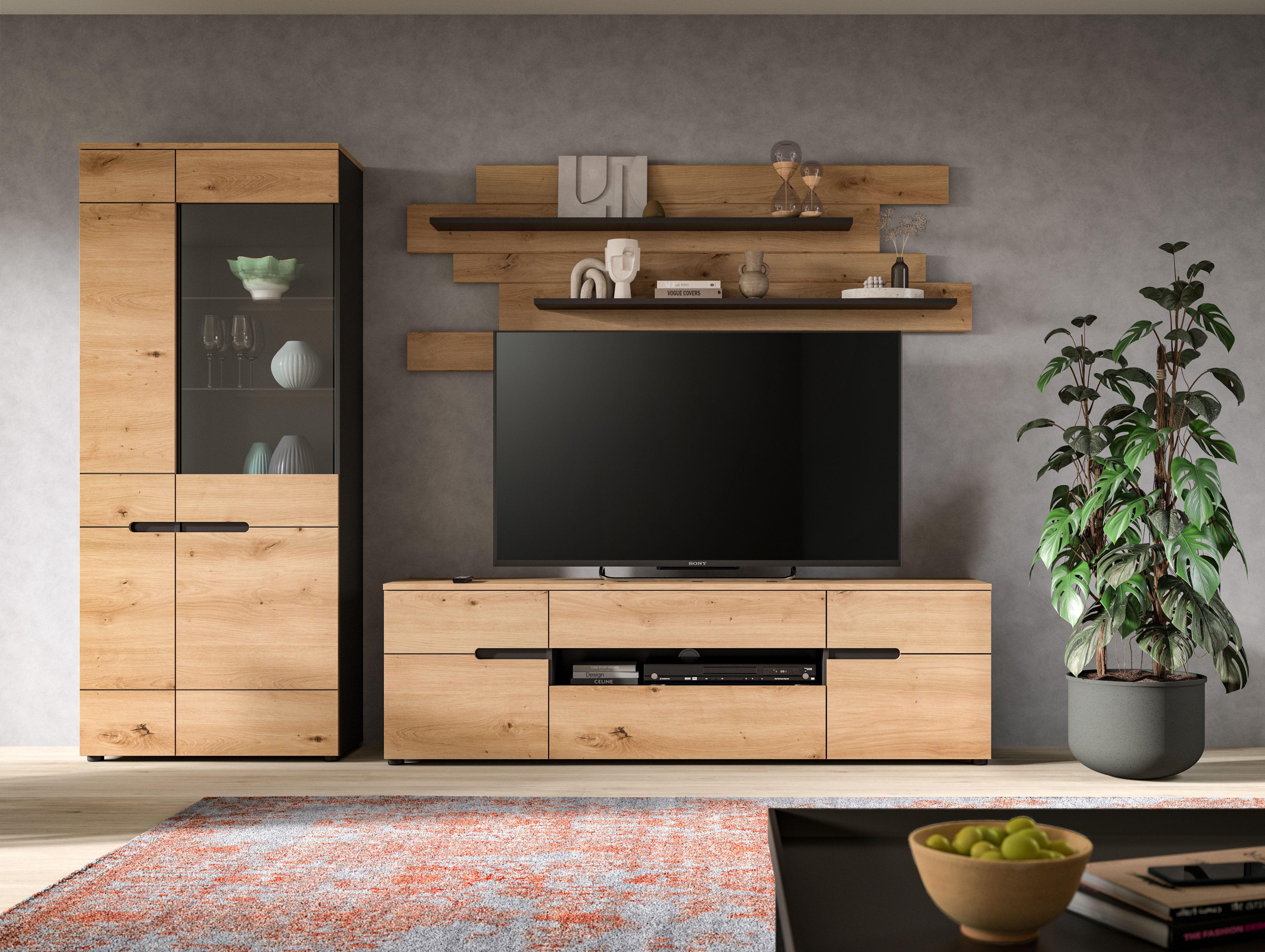 INOSIGN Wohnwand REHAT, TOPSELLER!, 3-teilig, Breite 280 cm, individuell st günstig online kaufen